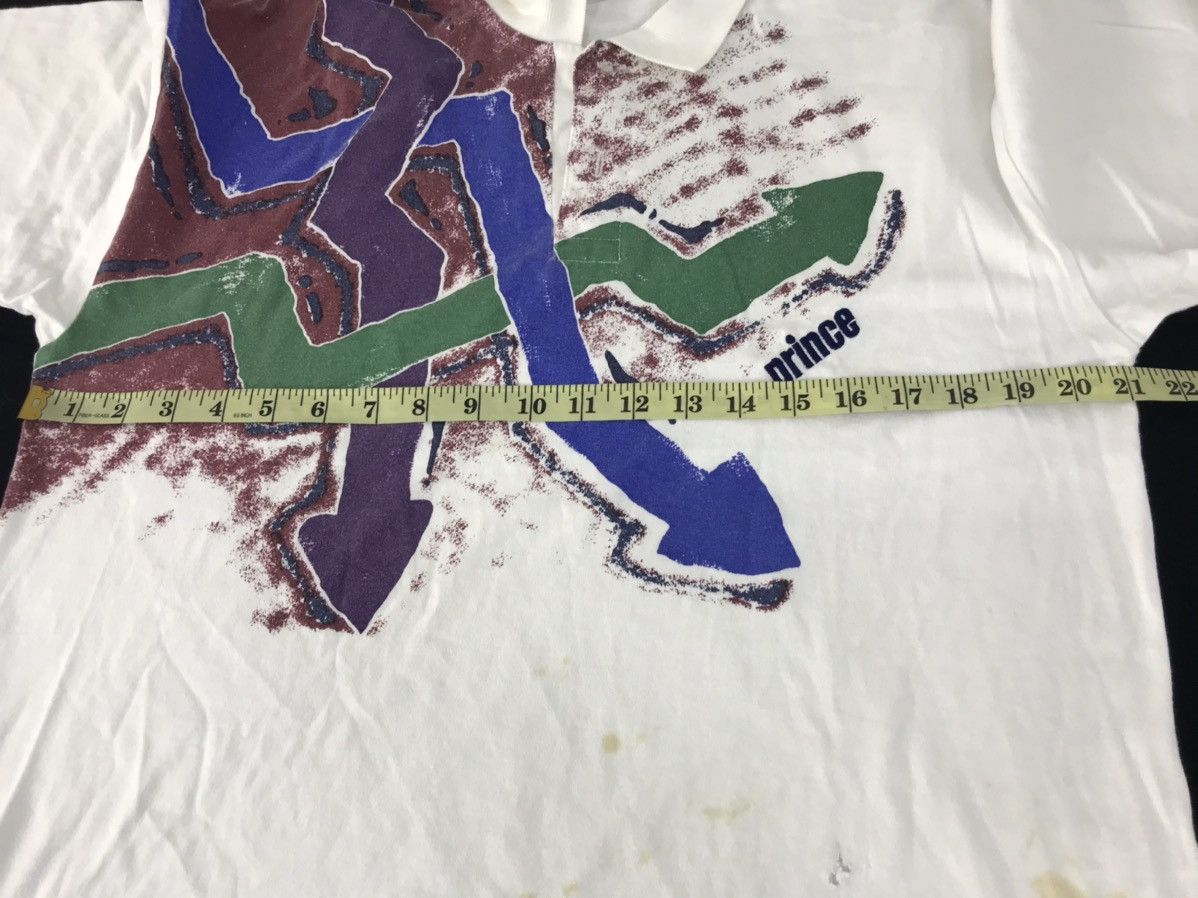 Prince × Vintage Vintage 90s Prince Polo T-shirt Tee Striped Style Printed Size US L / EU 52-54 / 3 - 7 Thumbnail