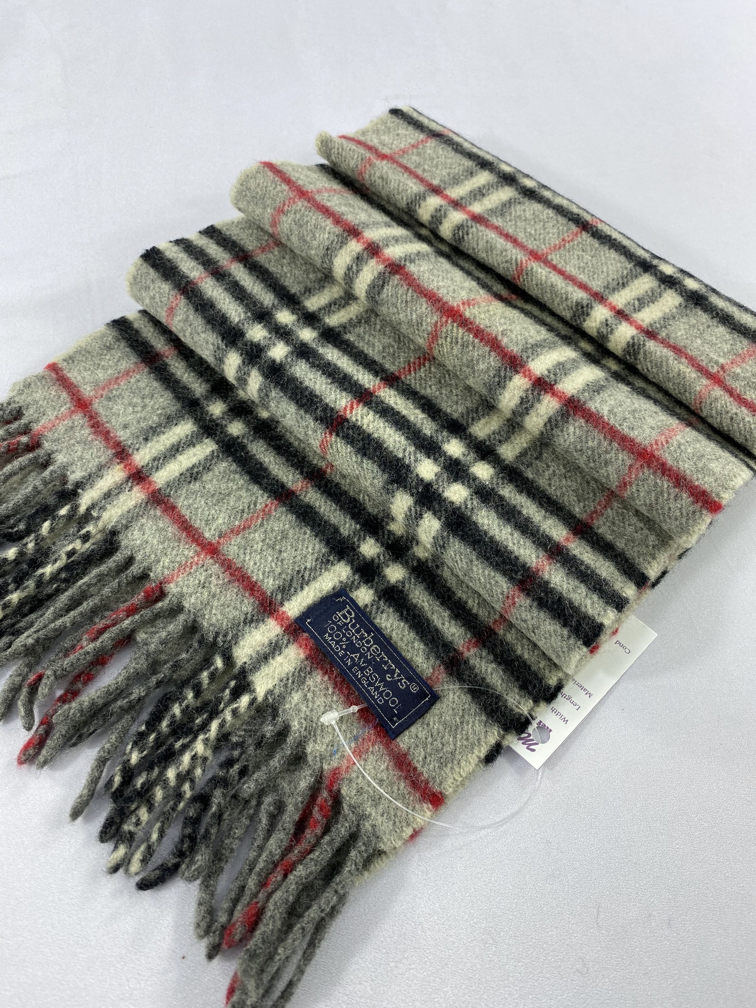 Burberry Burberry Lambswool Scarf / Muffler / Neckwear Size ONE SIZE - 4 Thumbnail
