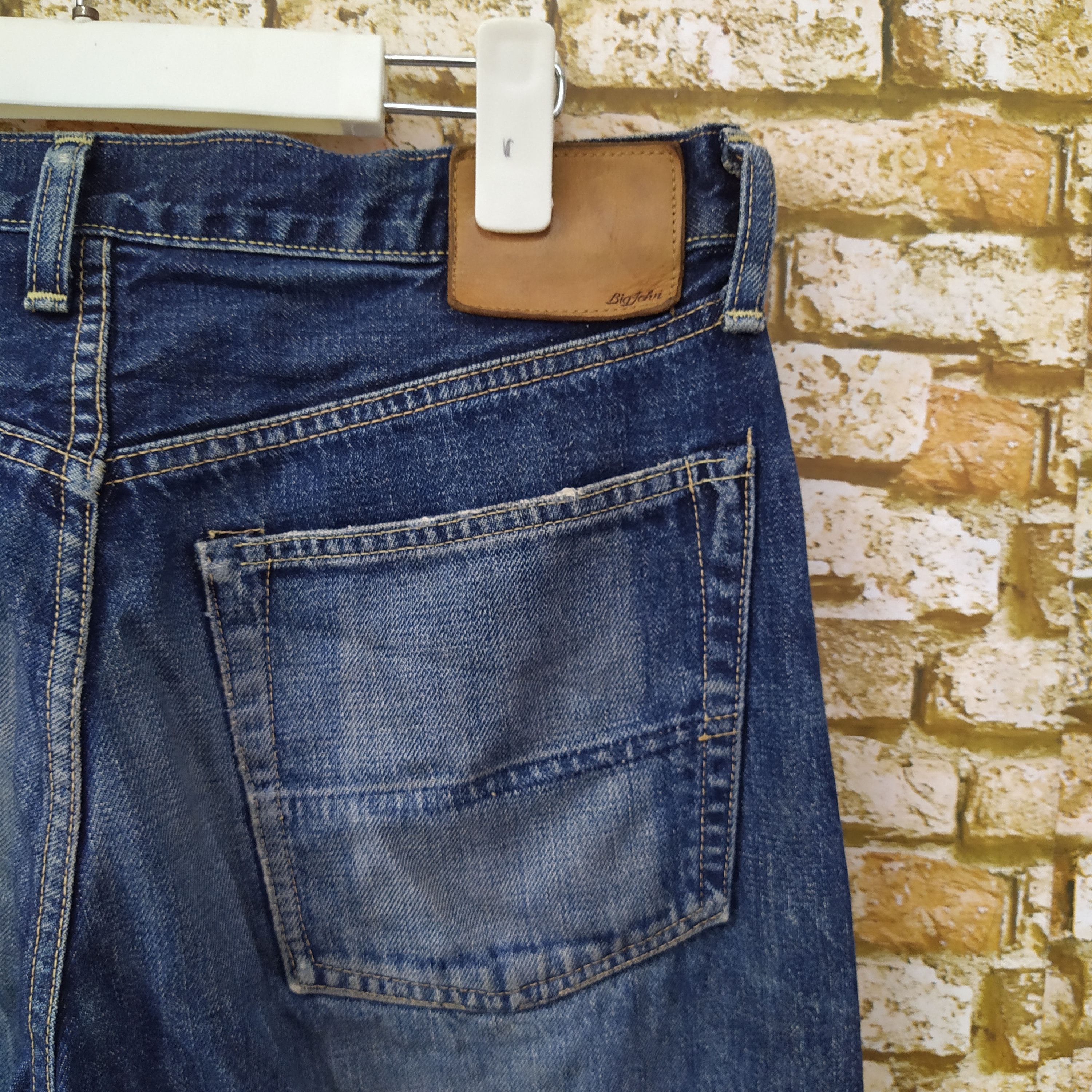 Big John VTG BIG JOHN DISTRESSED DENIM JAPAN (D194) Size US 30 / EU 46 - 3 Thumbnail