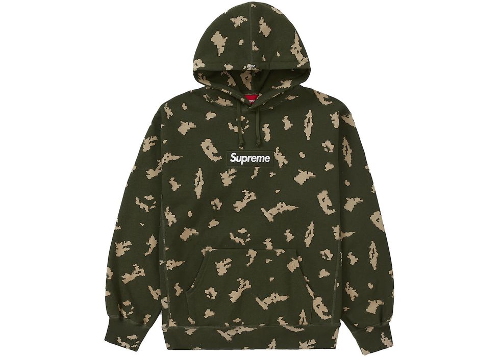 Camo box 2024 logo hoodie