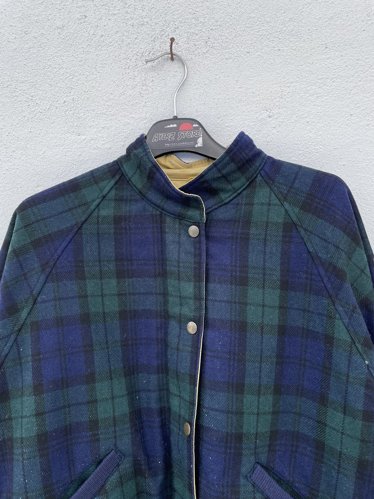 McGregor × Vintage Vintage Mc Gregor Reversible Check Plaid Bomber Jacket Size US M / EU 48-50 / 2 - 23 Thumbnail
