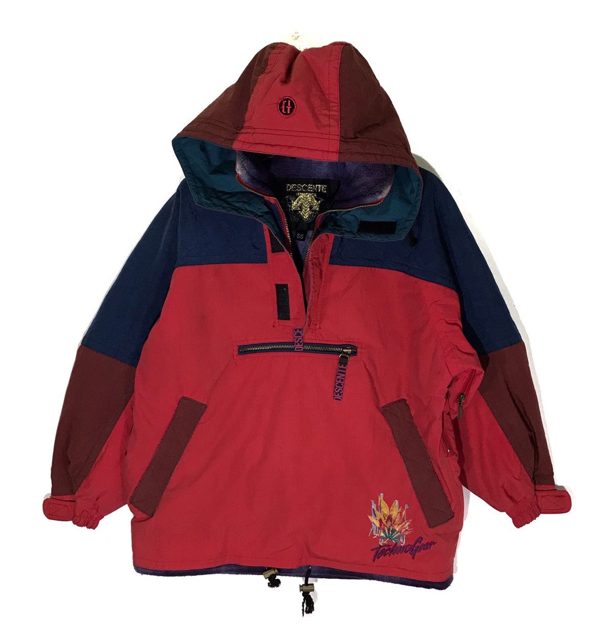 Descente Vintage Descente Multicolour Hooded Ski Jacket Size US XS / EU 42 / 0 - 1 Thumbnail