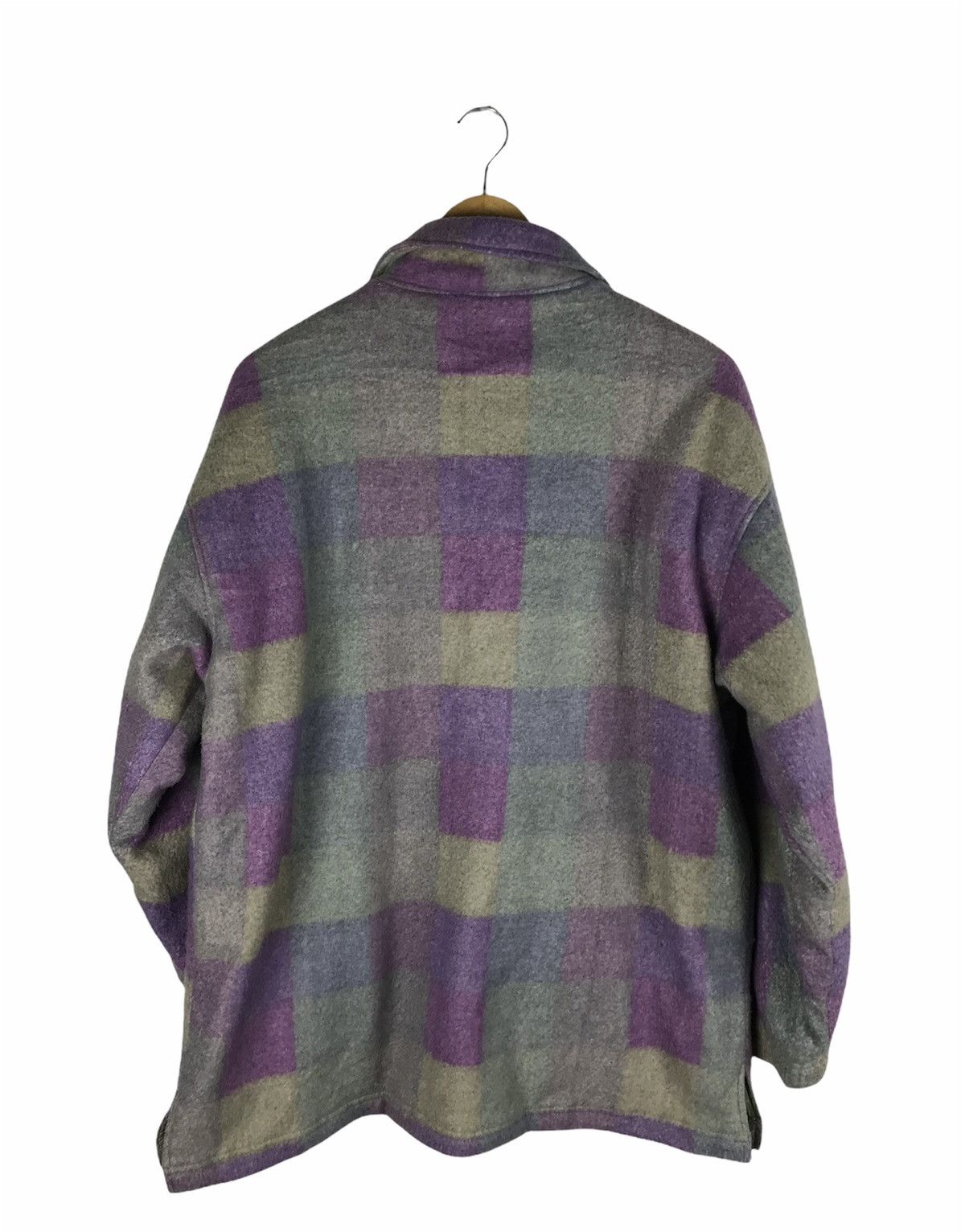 Japanese Brand × Vintage VIRGIN VOYAGE PLAID WOOL FABRIC VINTAGE JACKET Size US L / EU 52-54 / 3 - 2 Thumbnail