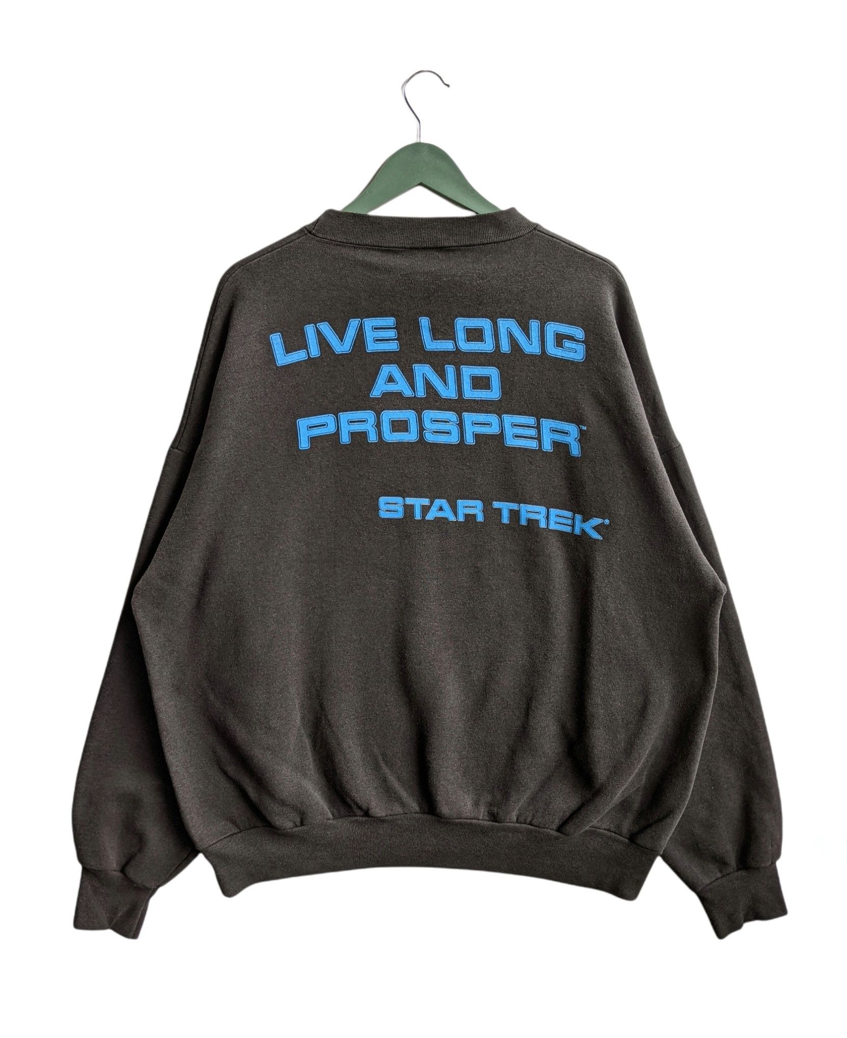 Changes RARE‼️Vintage 1991 Star Trek Mr.Spock Print Sweatshirt. Size US XL / EU 56 / 4 - 2 Thumbnail