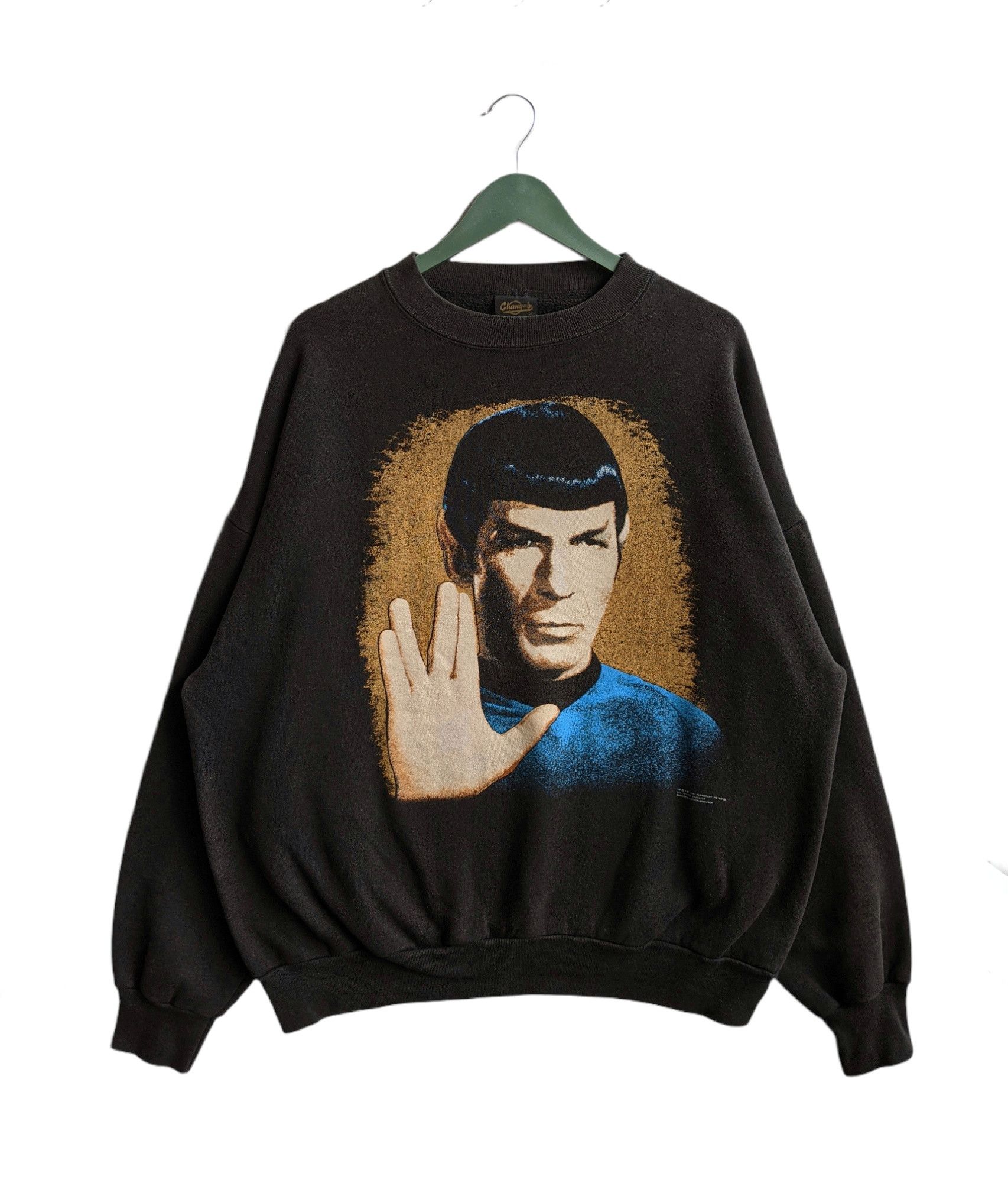 Changes RARE‼️Vintage 1991 Star Trek Mr.Spock Print Sweatshirt. Size US XL / EU 56 / 4 - 1 Thumbnail