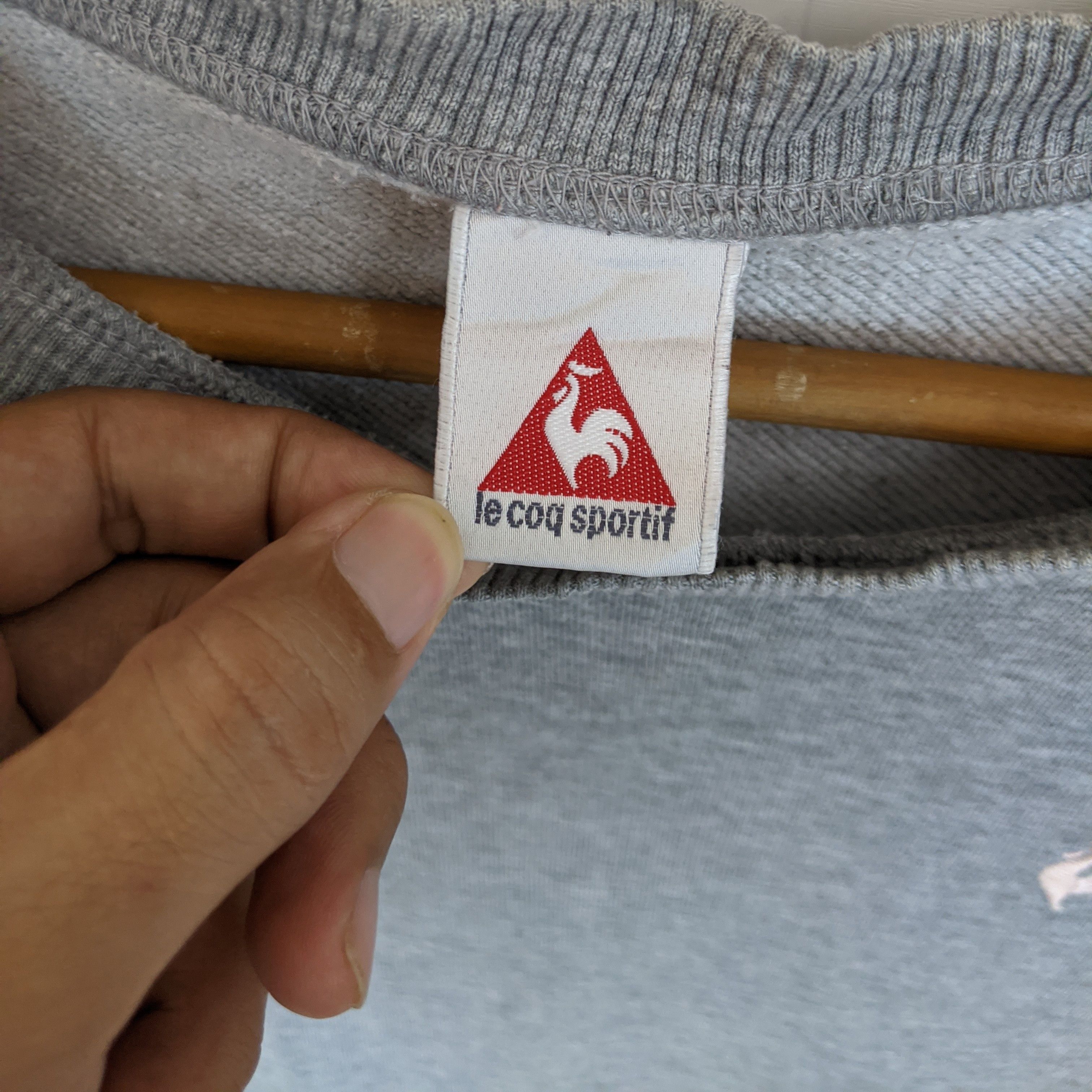Le Coq Sportif Vintage 2000's LE COQ SPORTIF Plain Jumper Sweatshirt Size M / US 6-8 / IT 42-44 - 9 Thumbnail