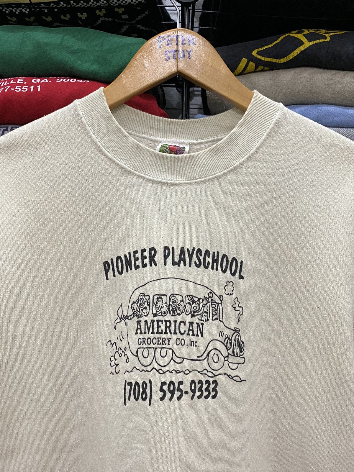 Vintage 🔥SALE🔥VINTAGE PIONEER PLAYSCHOOL AMERICAN GROCERY Size US S / EU 44-46 / 1 - 2 Thumbnail