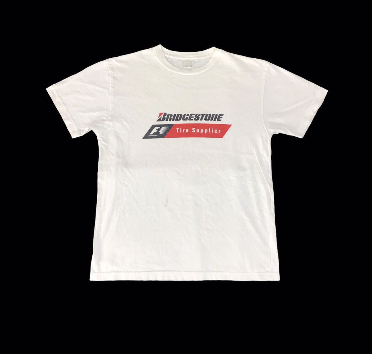 Vintage Vintage 90s Bridgestone F1 Tire Supplier Promo T-shirt Size US M / EU 48-50 / 2 - 1 Thumbnail
