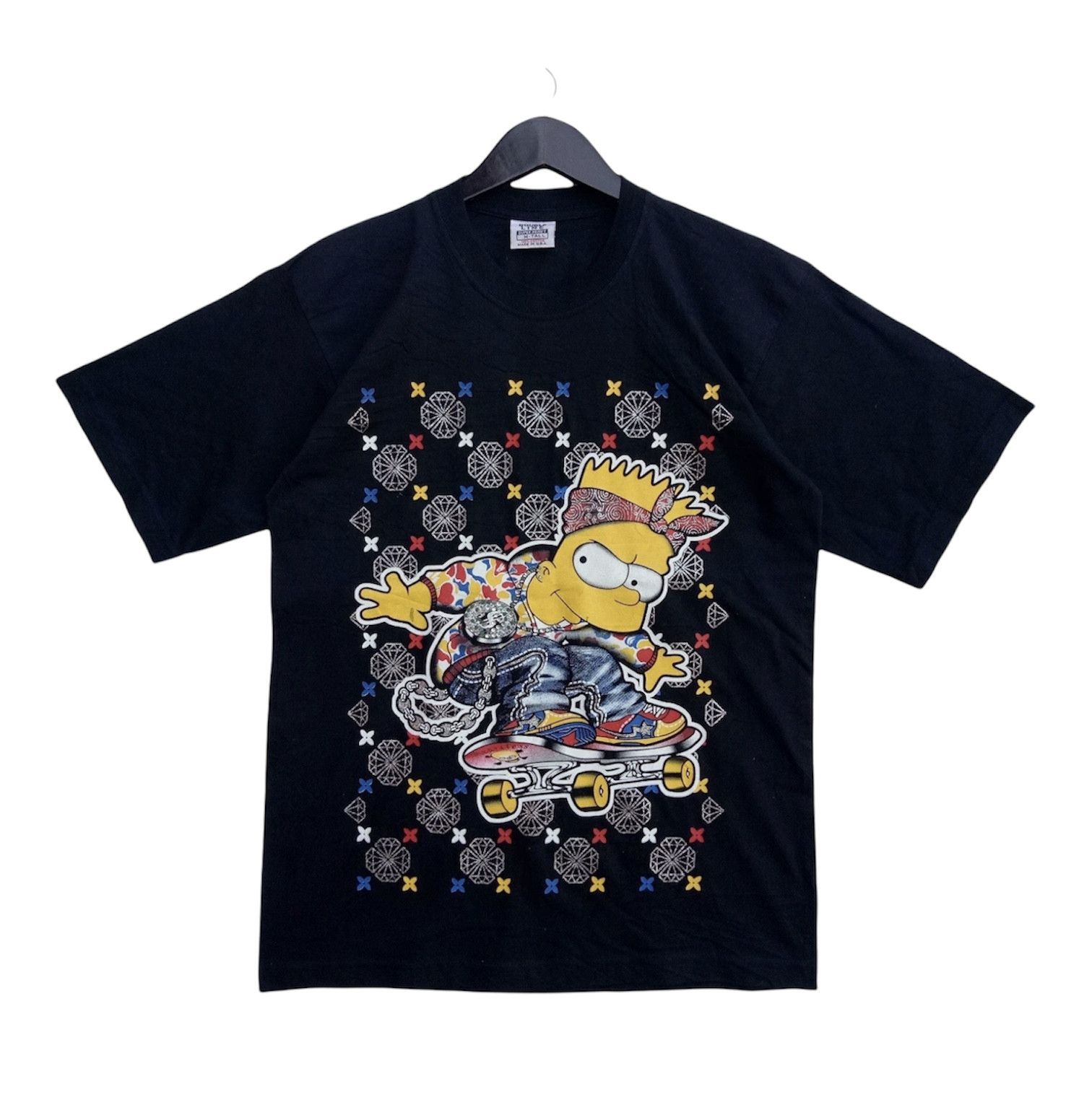 Vintage Vintage BART SIMPSON skateboarding heartless tee t-shirt Size US M / EU 48-50 / 2 - 1 Thumbnail
