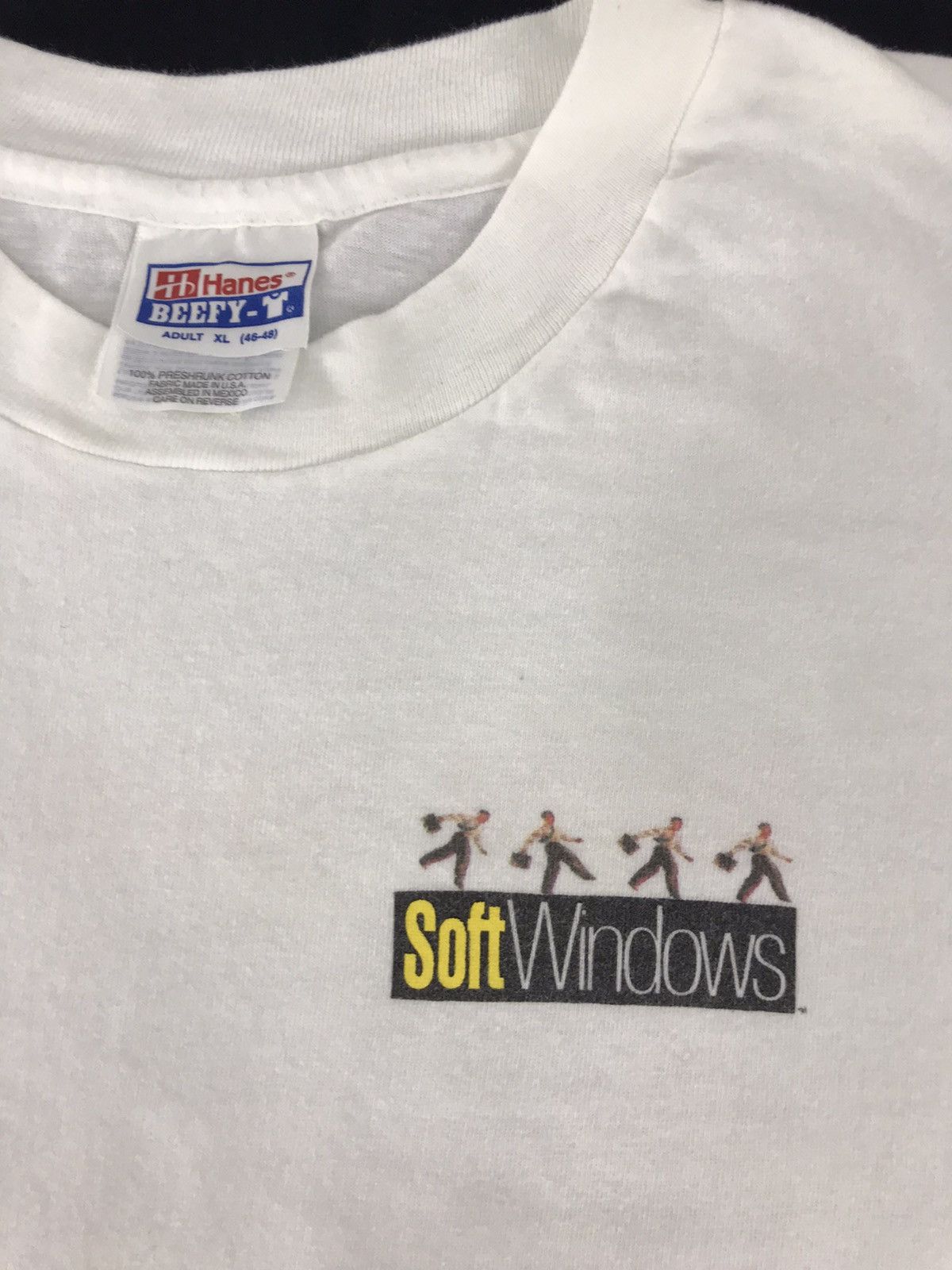Microsoft × Vintage Vintage Run With It Soft Windows Insignia Solution Tee Size US XL / EU 56 / 4 - 3 Thumbnail