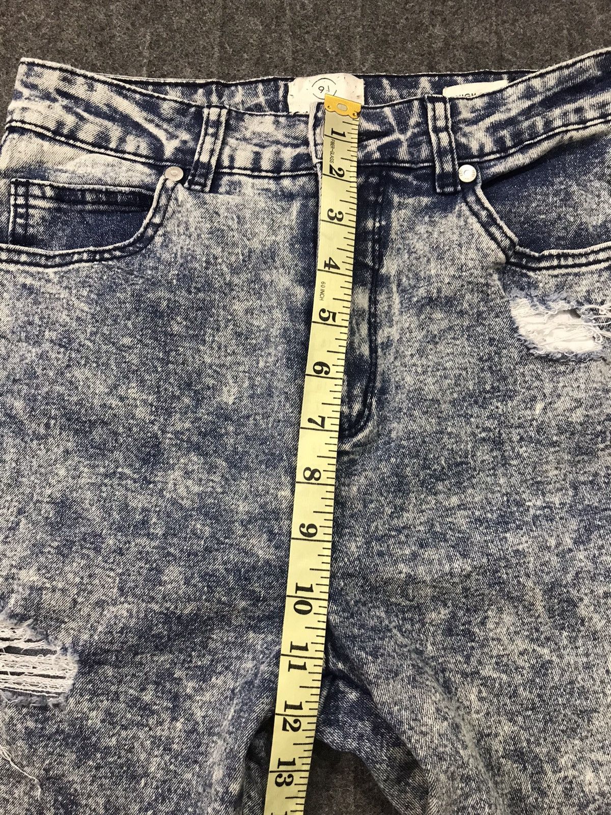 Japanese Brand Cotton On Denim Skinny Fit Cut Acid Wash Style Pants Size 26" / US 2 / IT 38 - 12 Thumbnail