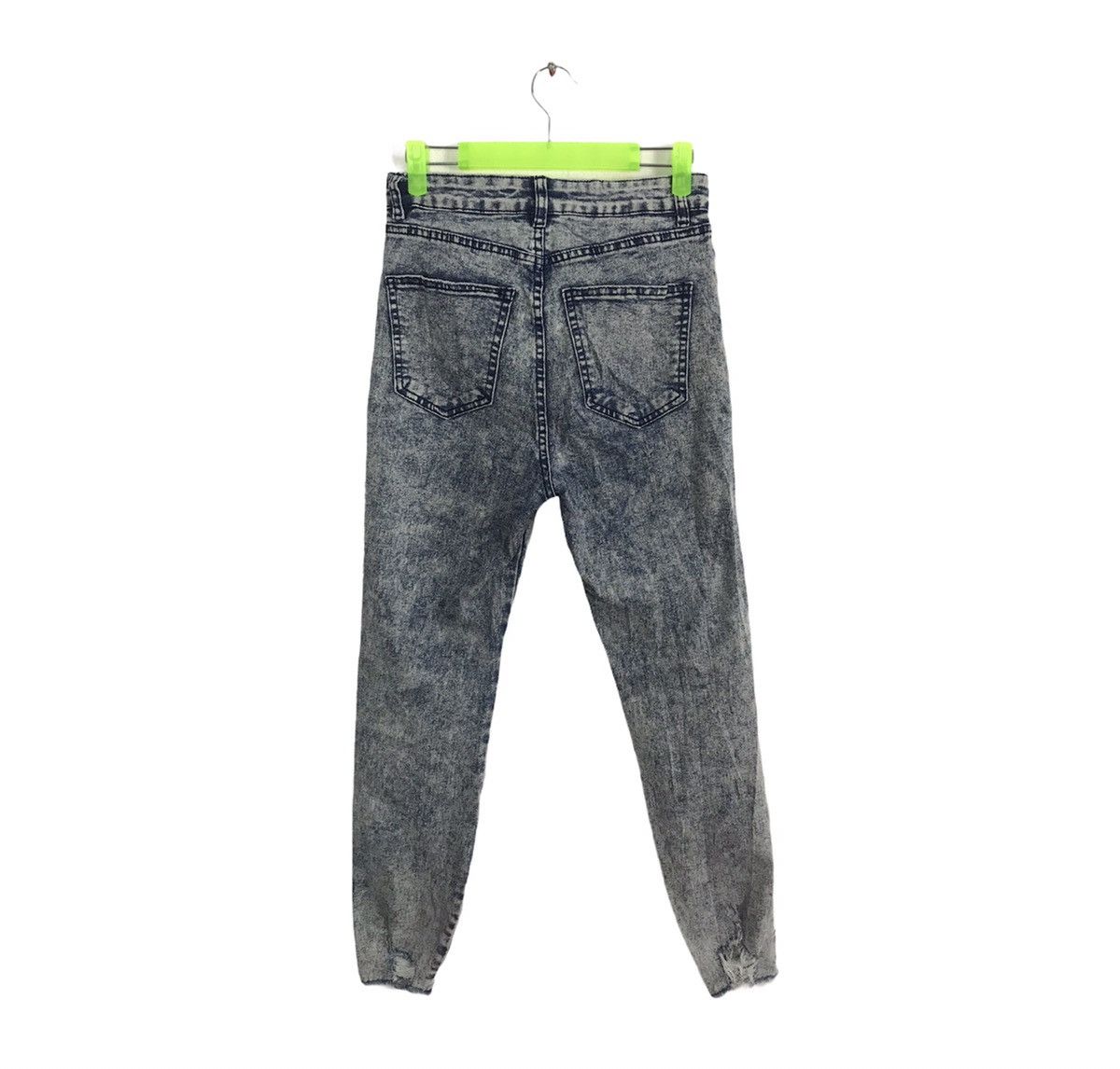 Japanese Brand Cotton On Denim Skinny Fit Cut Acid Wash Style Pants Size 26" / US 2 / IT 38 - 2 Thumbnail