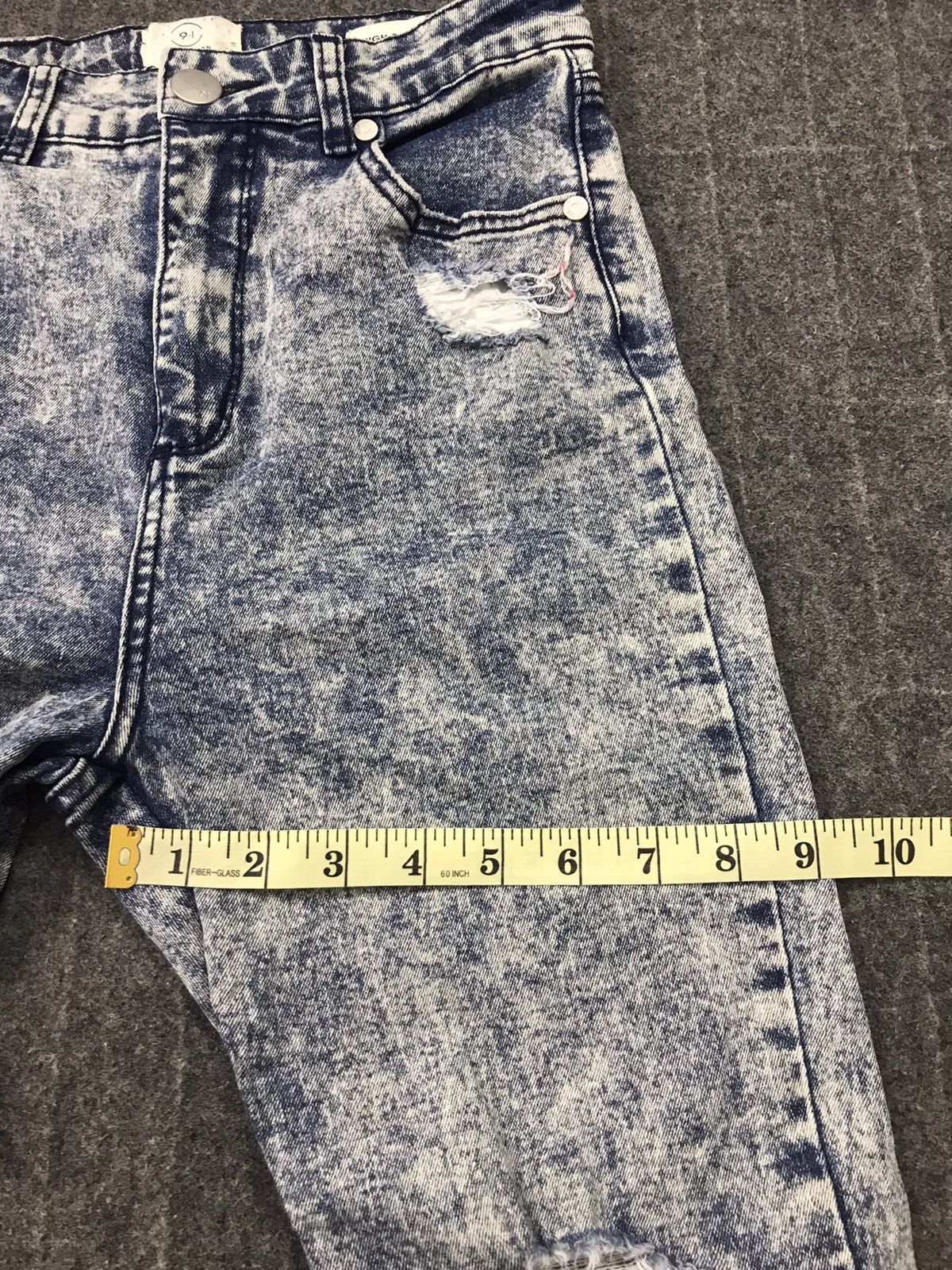 Japanese Brand Cotton On Denim Skinny Fit Cut Acid Wash Style Pants Size 26" / US 2 / IT 38 - 13 Thumbnail