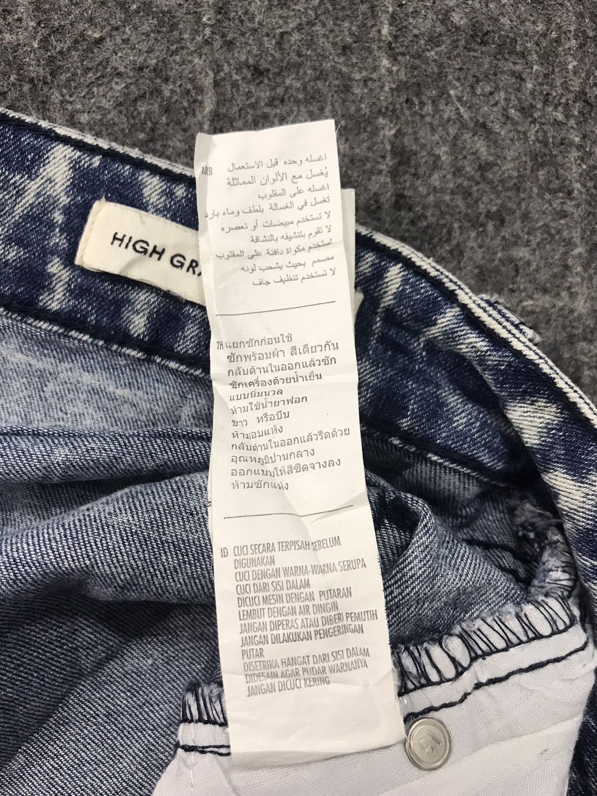 Japanese Brand Cotton On Denim Skinny Fit Cut Acid Wash Style Pants Size 26" / US 2 / IT 38 - 8 Thumbnail