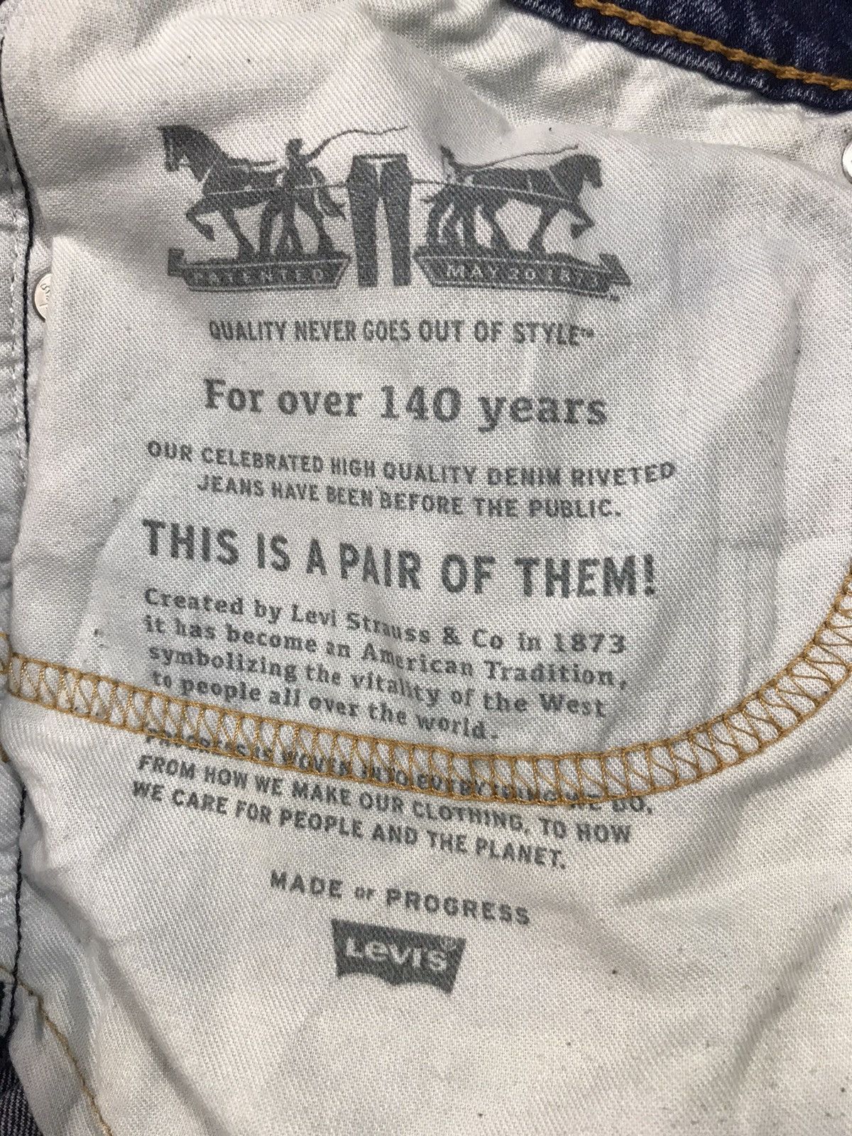 Levi's Levi’s Strauss & Co Lot 514 Regular Fits Pants Size 40 X 32 Size US 40 / EU 56 - 11 Thumbnail