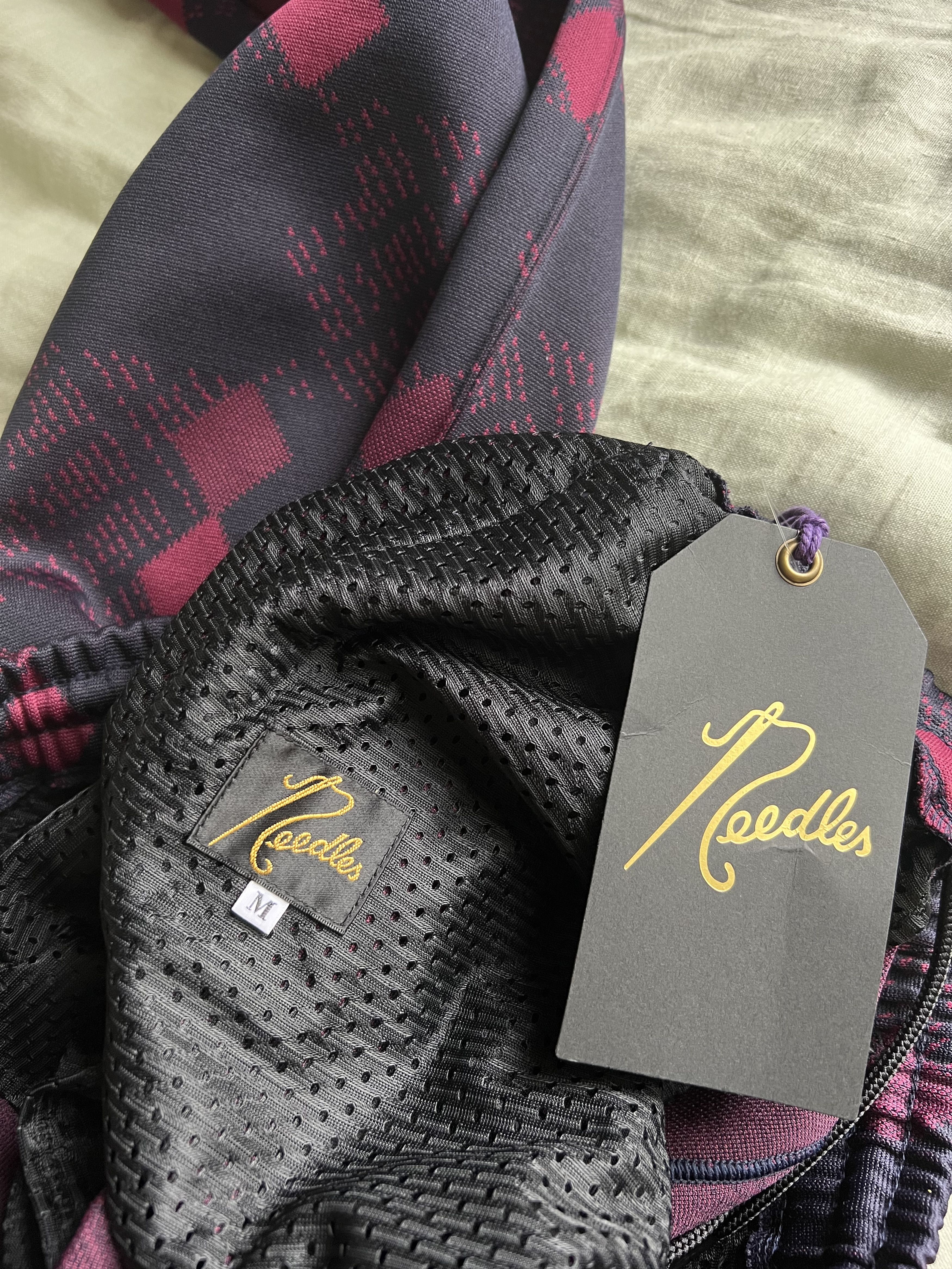 Needles Needles Poly Track Pants in Jacquard Navy Size US 32 / EU 48 - 6 Thumbnail