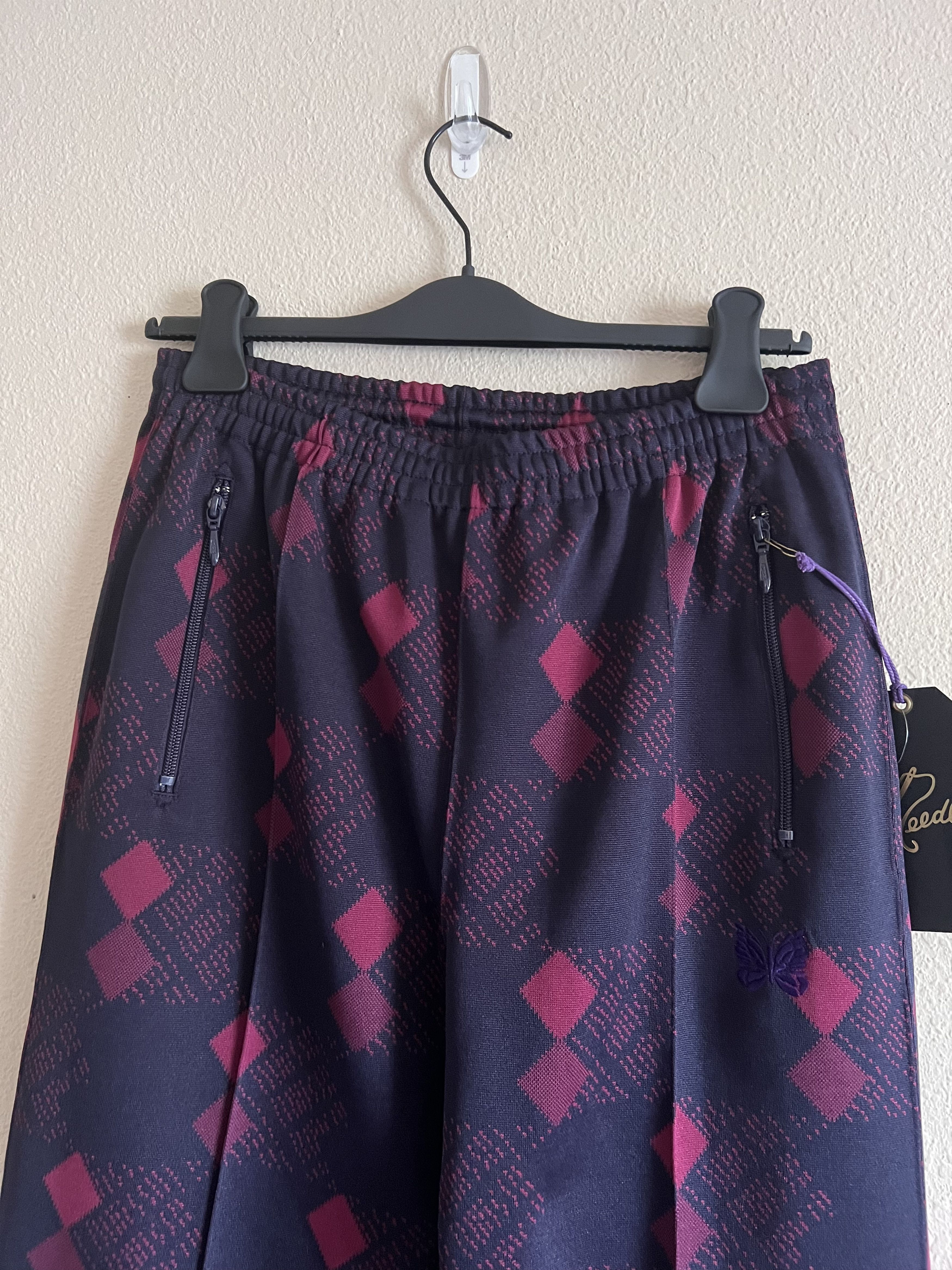 Needles Needles Poly Track Pants in Jacquard Navy Size US 32 / EU 48 - 2 Thumbnail