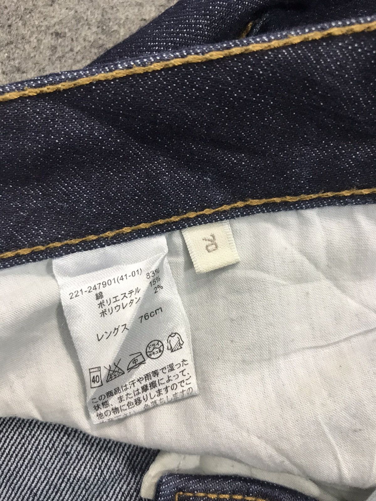 Japanese Brand × Vintage Vintage Japanese Brand Skinny Style Fits Distressed Denim Size US 32 / EU 48 - 5 Thumbnail