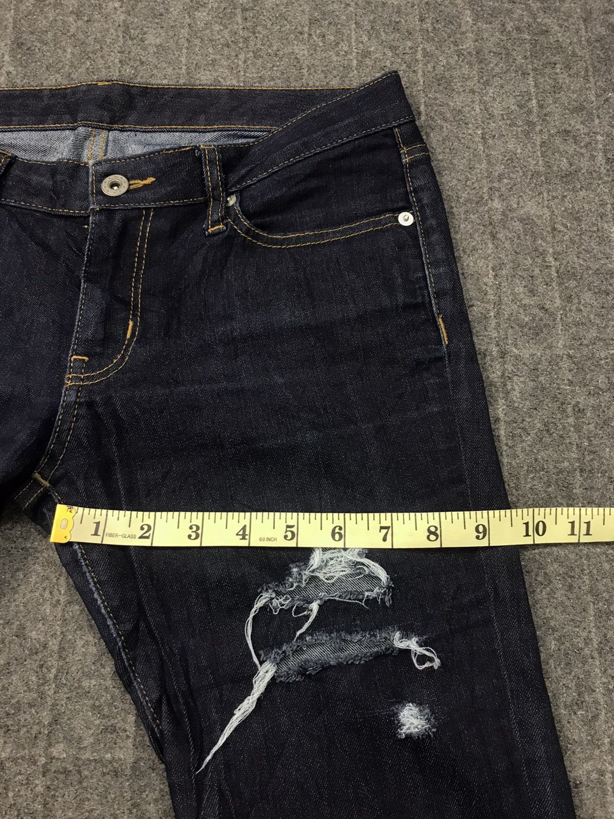 Japanese Brand × Vintage Vintage Japanese Brand Skinny Style Fits Distressed Denim Size US 32 / EU 48 - 11 Thumbnail