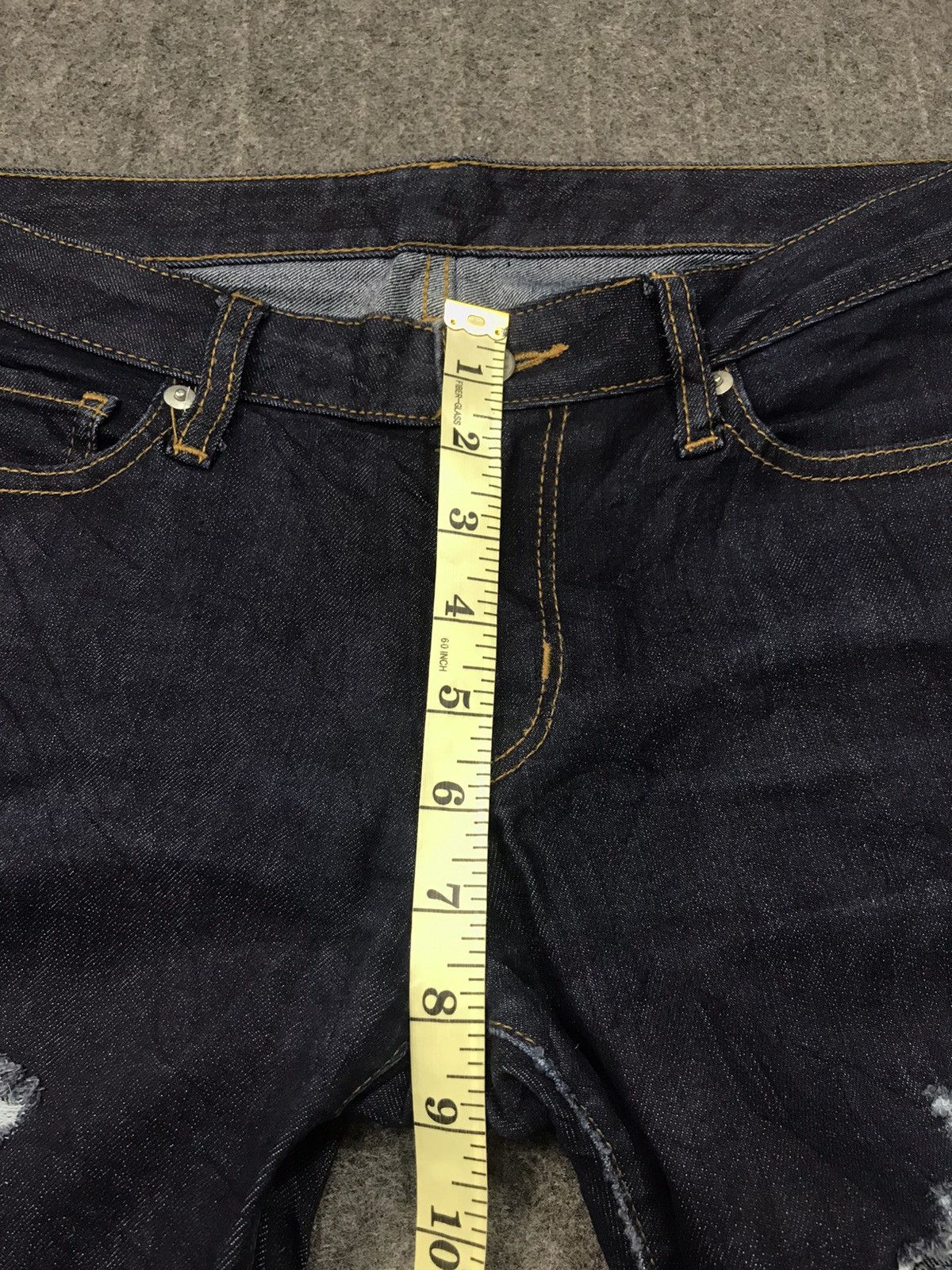 Japanese Brand × Vintage Vintage Japanese Brand Skinny Style Fits Distressed Denim Size US 32 / EU 48 - 10 Thumbnail
