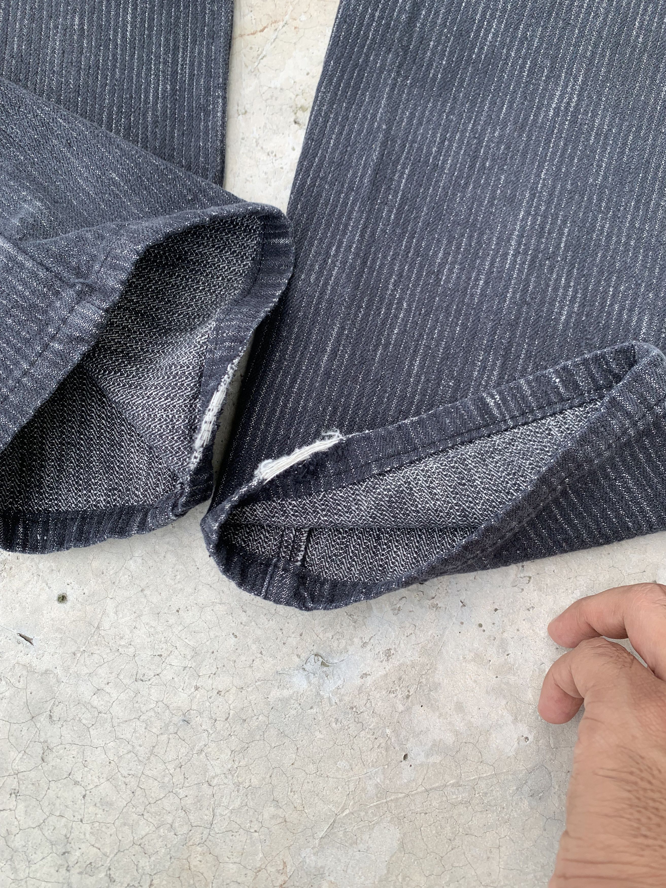 Global Work Vintage Global Work Hickory Stripe Pants Size US 33 - 13 Thumbnail