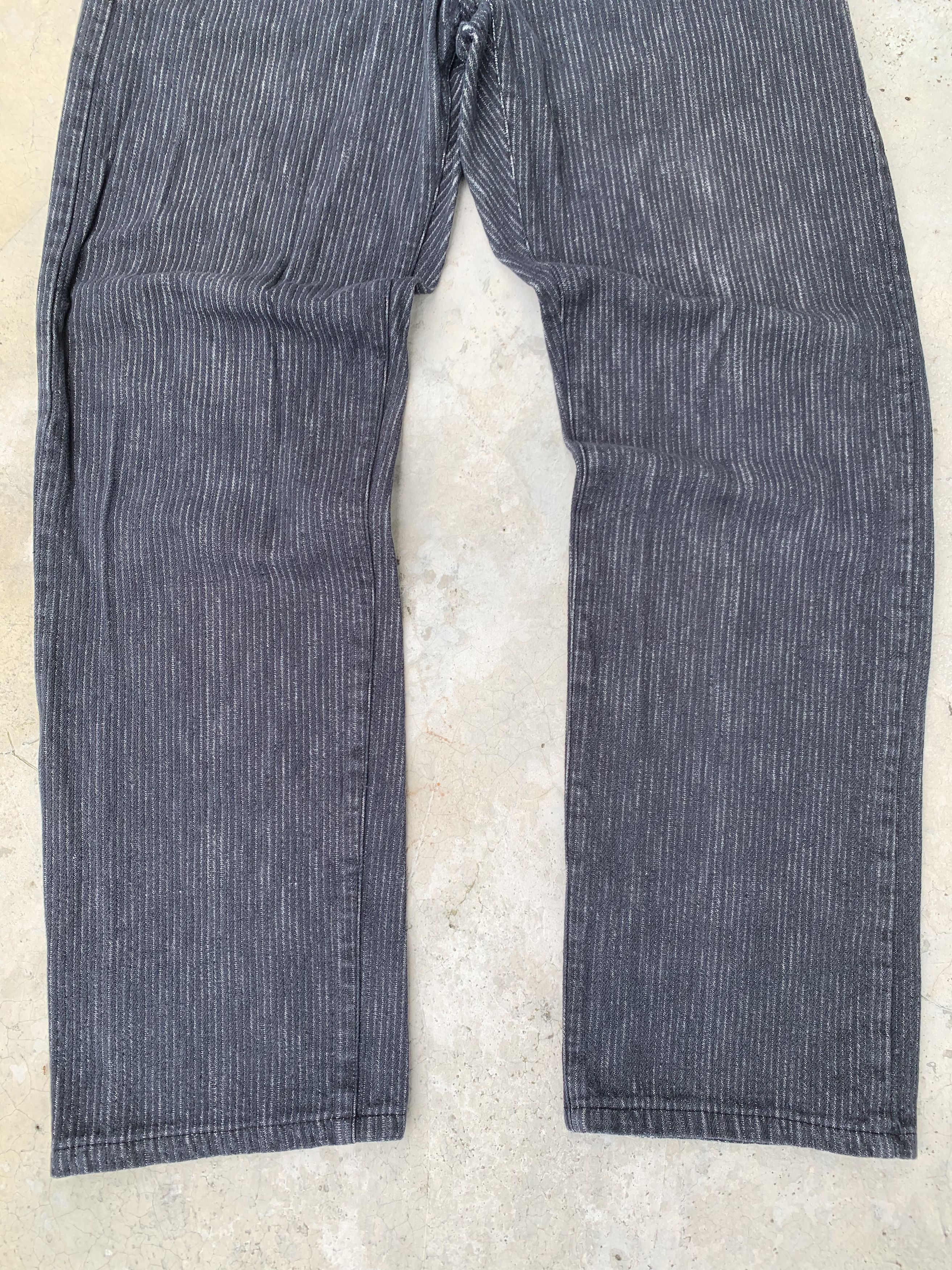 Global Work Vintage Global Work Hickory Stripe Pants Size US 33 - 4 Thumbnail