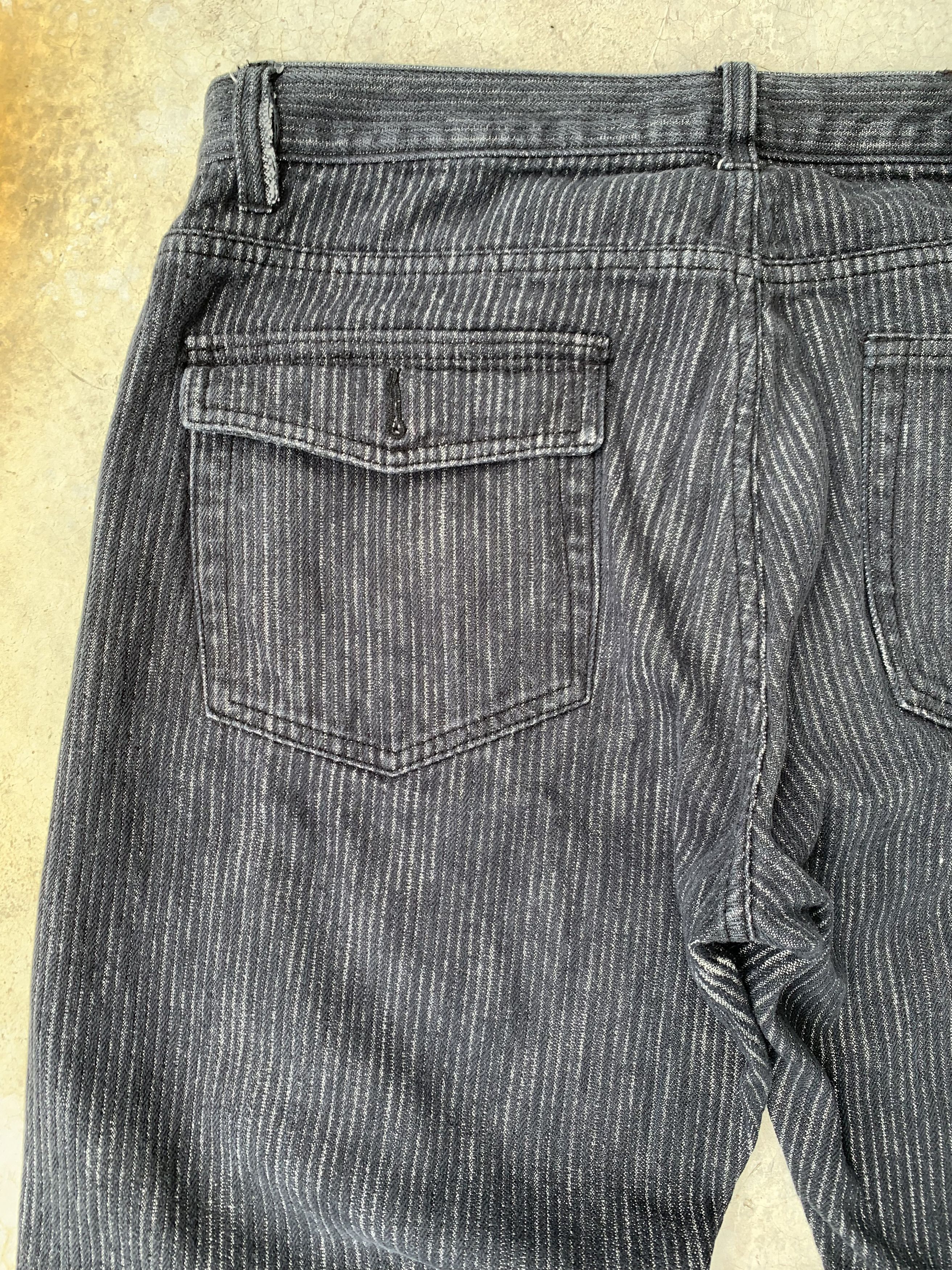 Global Work Vintage Global Work Hickory Stripe Pants Size US 33 - 12 Thumbnail