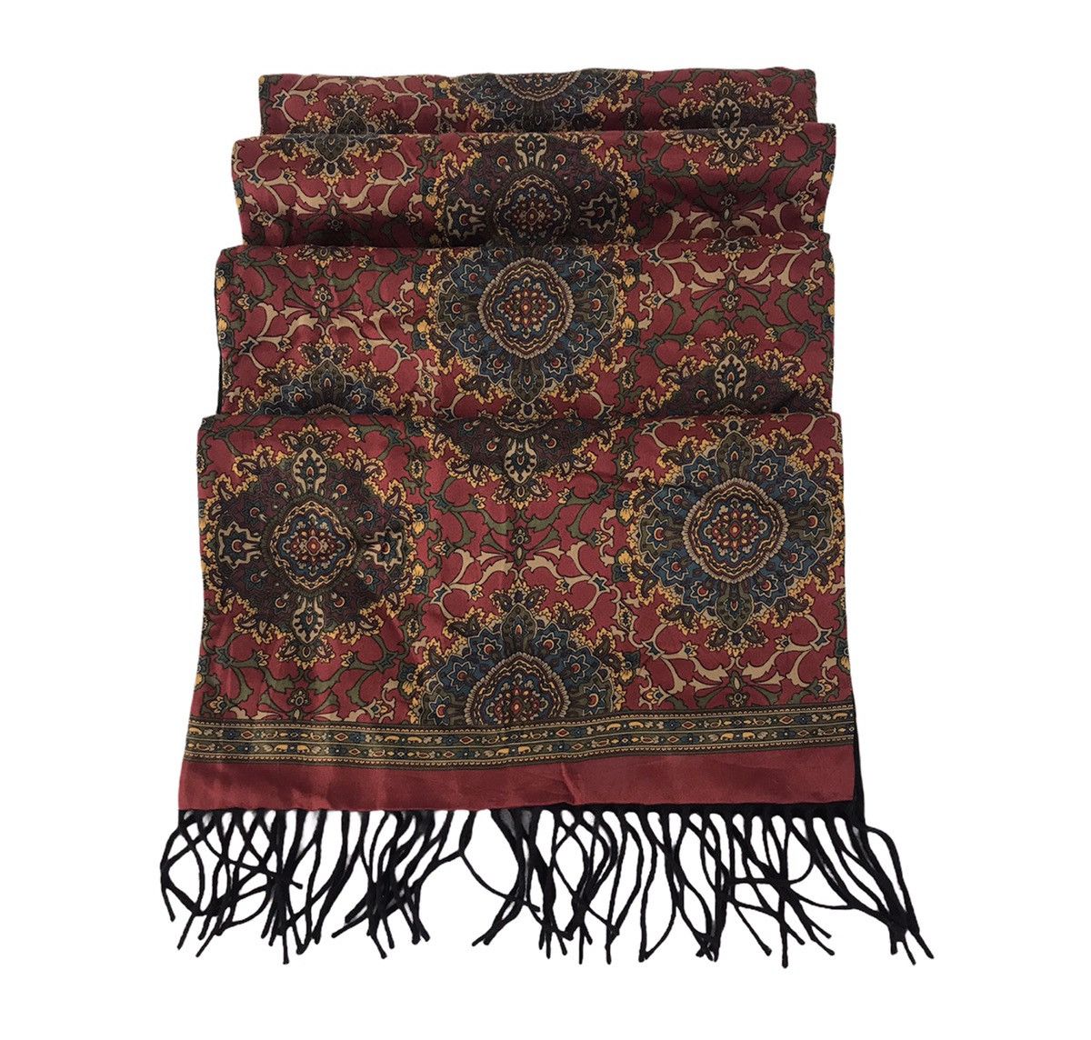 Pierre Balmain Vintage Pierre Balmain Paris Baroque Design Muffler Scarf Size ONE SIZE - 1 Thumbnail