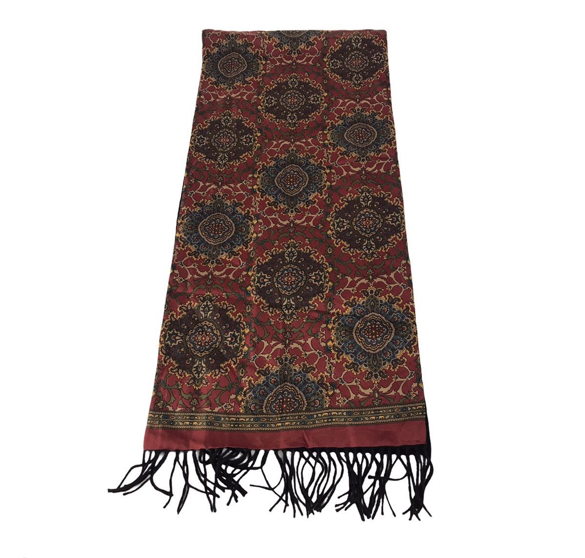 Pierre Balmain Vintage Pierre Balmain Paris Baroque Design Muffler Scarf Size ONE SIZE - 2 Thumbnail