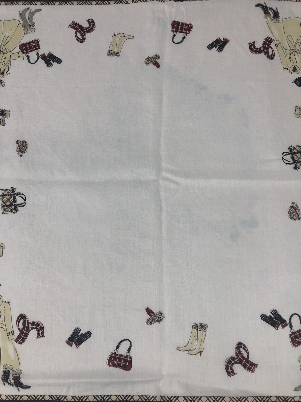 Burberry × Vintage Vintage Burberry Handkerchief Pocket Square Luxury 19X19 Size ONE SIZE - 4 Thumbnail