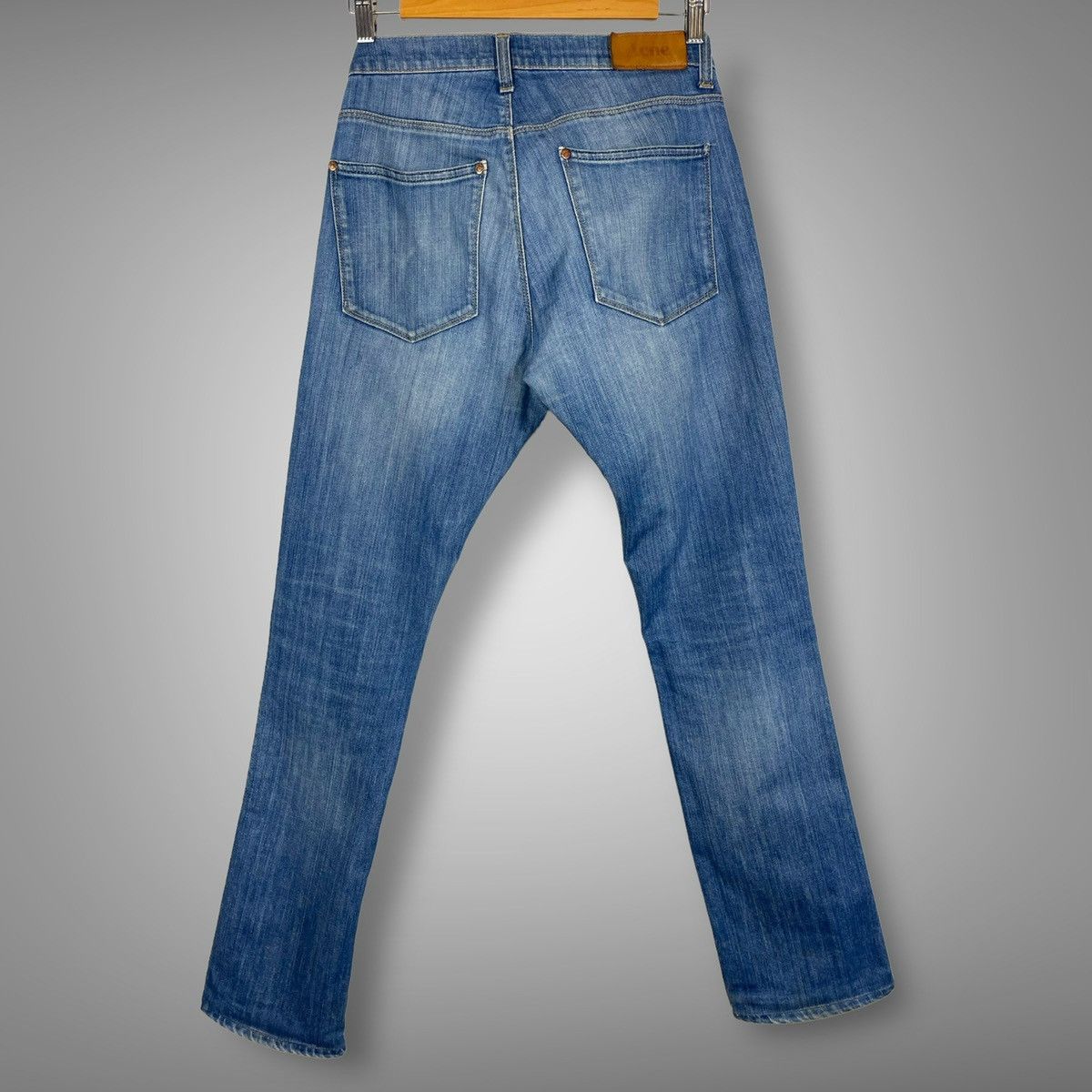 Acne Studios Acne Raw Blue Light Denim Jeans Y2K Size US 31 - 3 Thumbnail