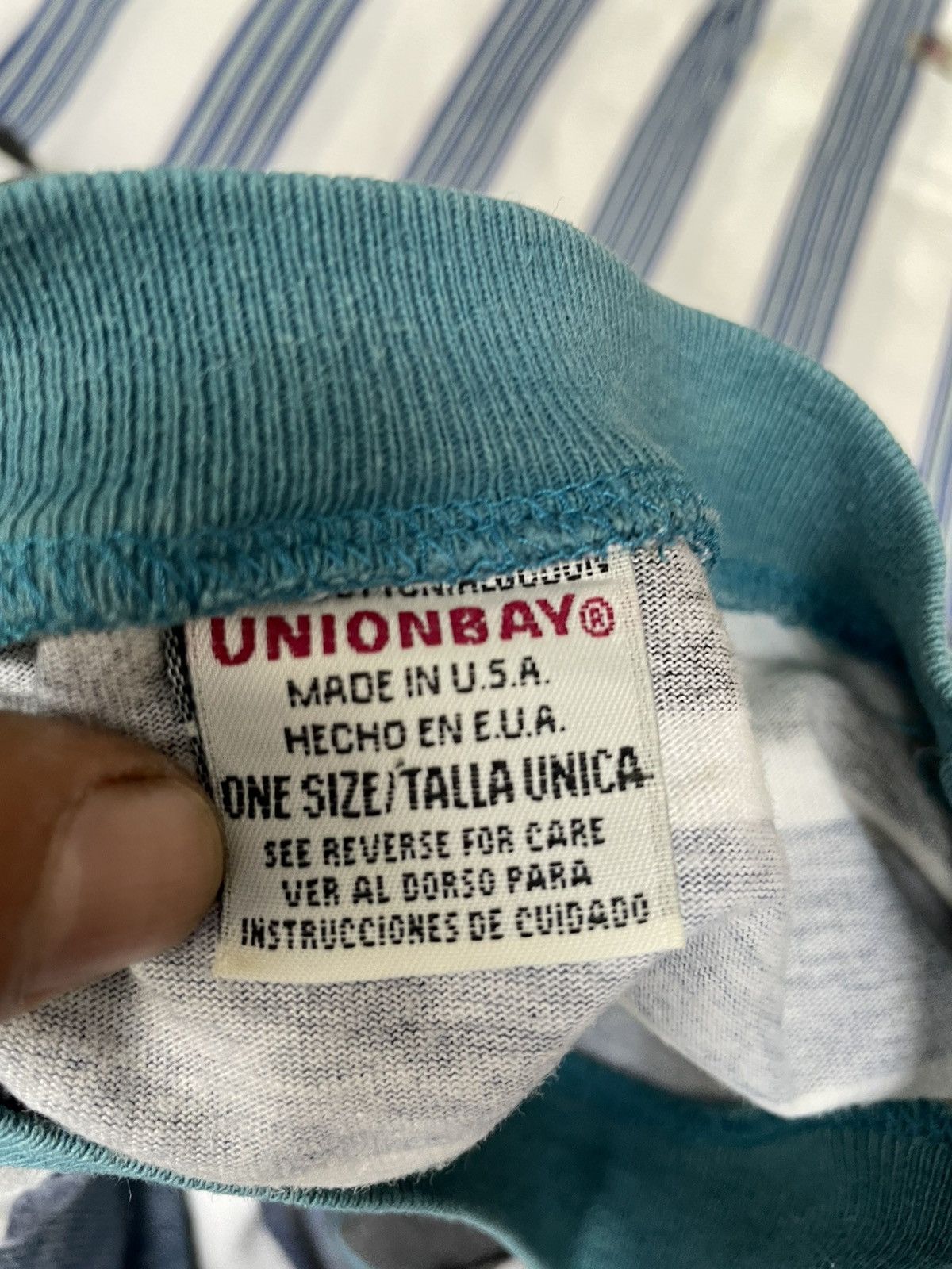 UNIONBAY Vintage Union Bay Striped T Shirt Made Usa Size US XL / EU 56 / 4 - 12 Thumbnail