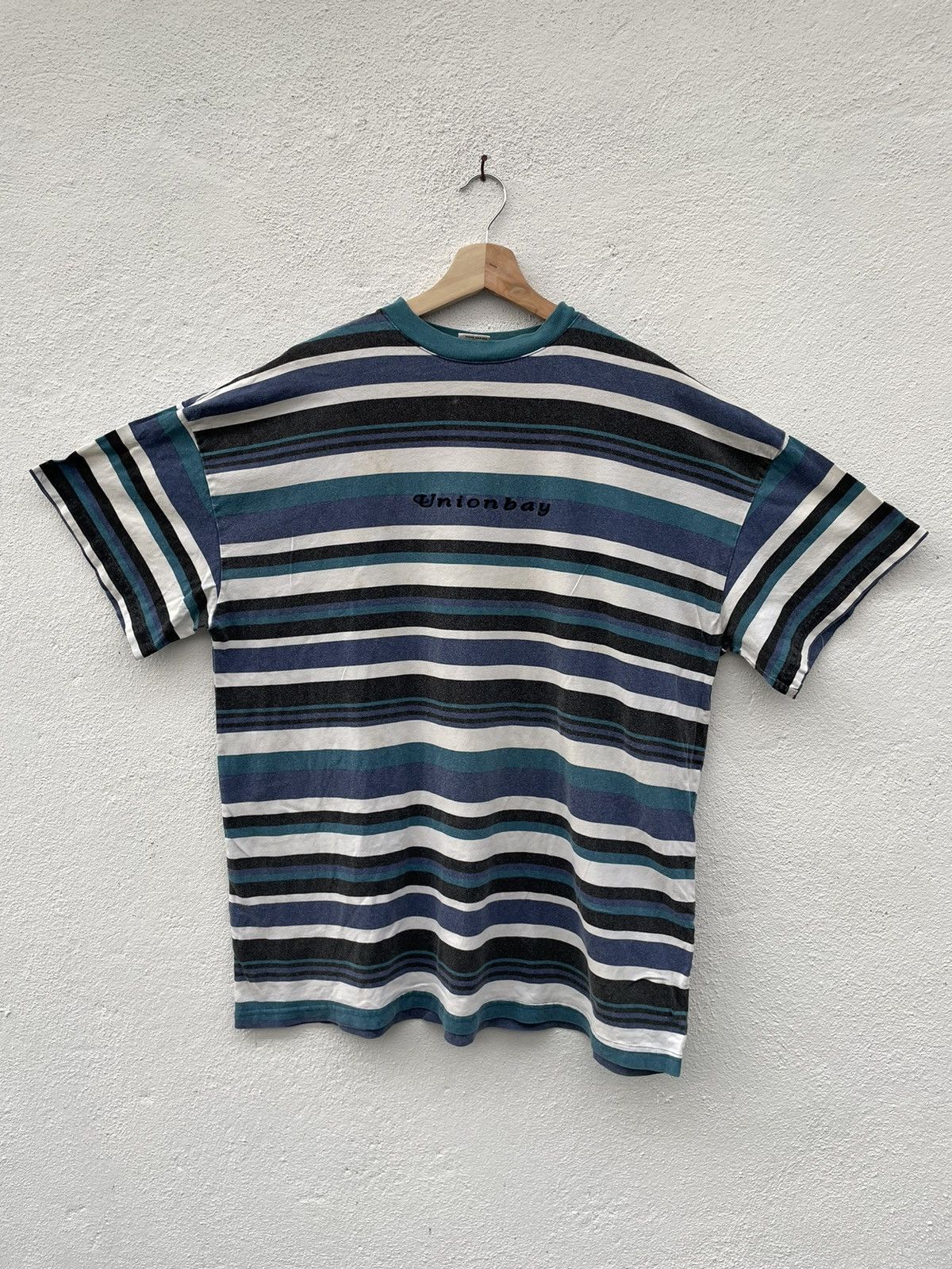 UNIONBAY Vintage Union Bay Striped T Shirt Made Usa Size US XL / EU 56 / 4 - 1 Thumbnail