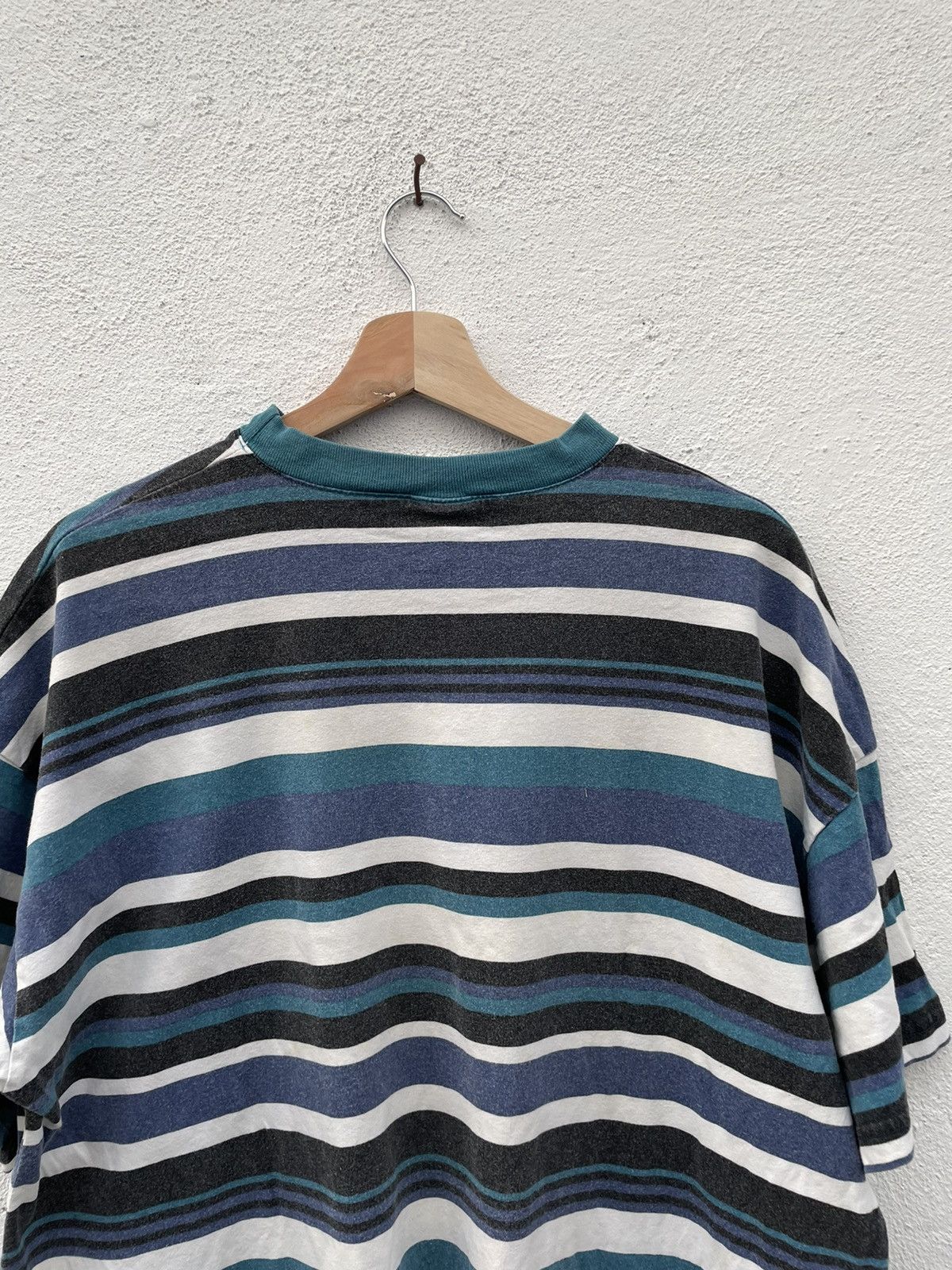 UNIONBAY Vintage Union Bay Striped T Shirt Made Usa Size US XL / EU 56 / 4 - 8 Thumbnail