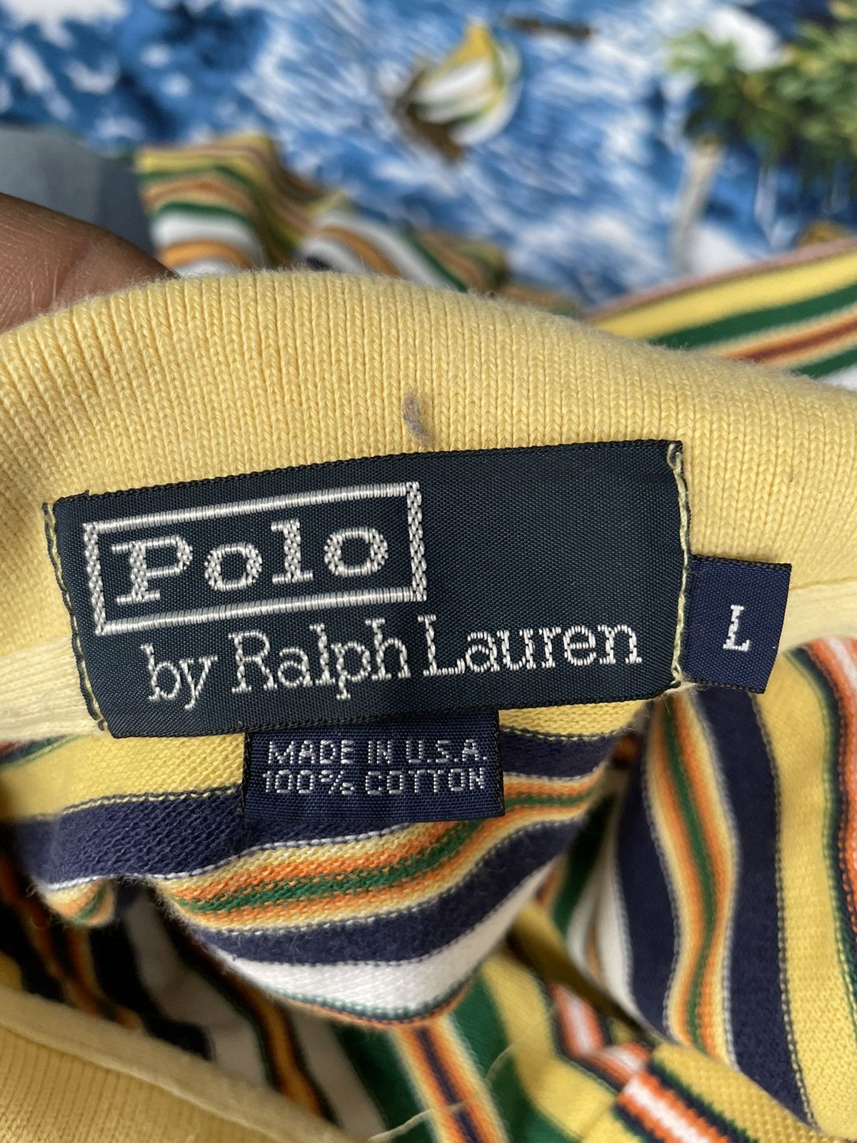Polo Ralph Lauren Vintage Polo By Ralph Lauren Striped Polos Size US L / EU 52-54 / 3 - 6 Thumbnail
