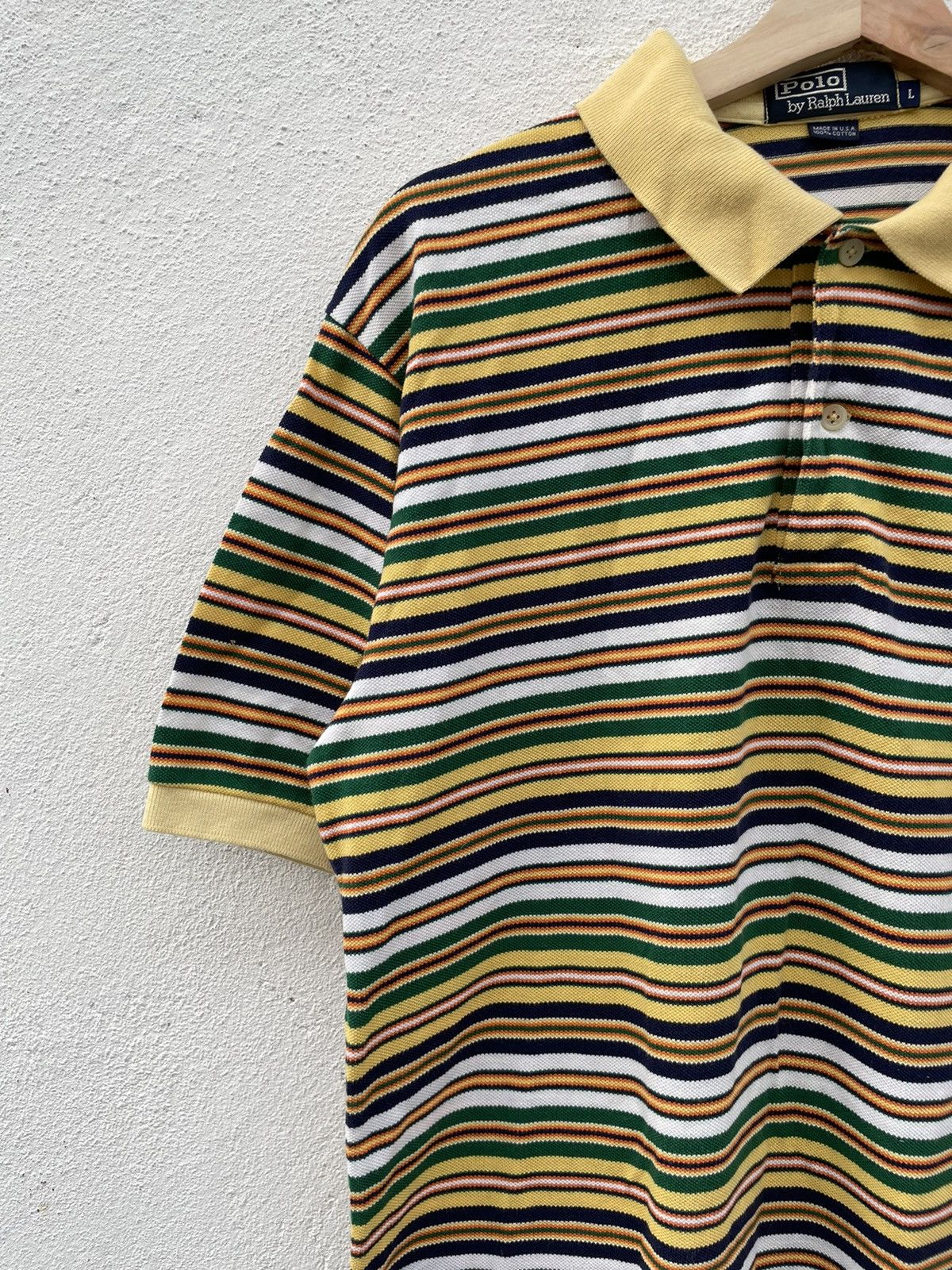 Polo Ralph Lauren Vintage Polo By Ralph Lauren Striped Polos Size US L / EU 52-54 / 3 - 3 Thumbnail