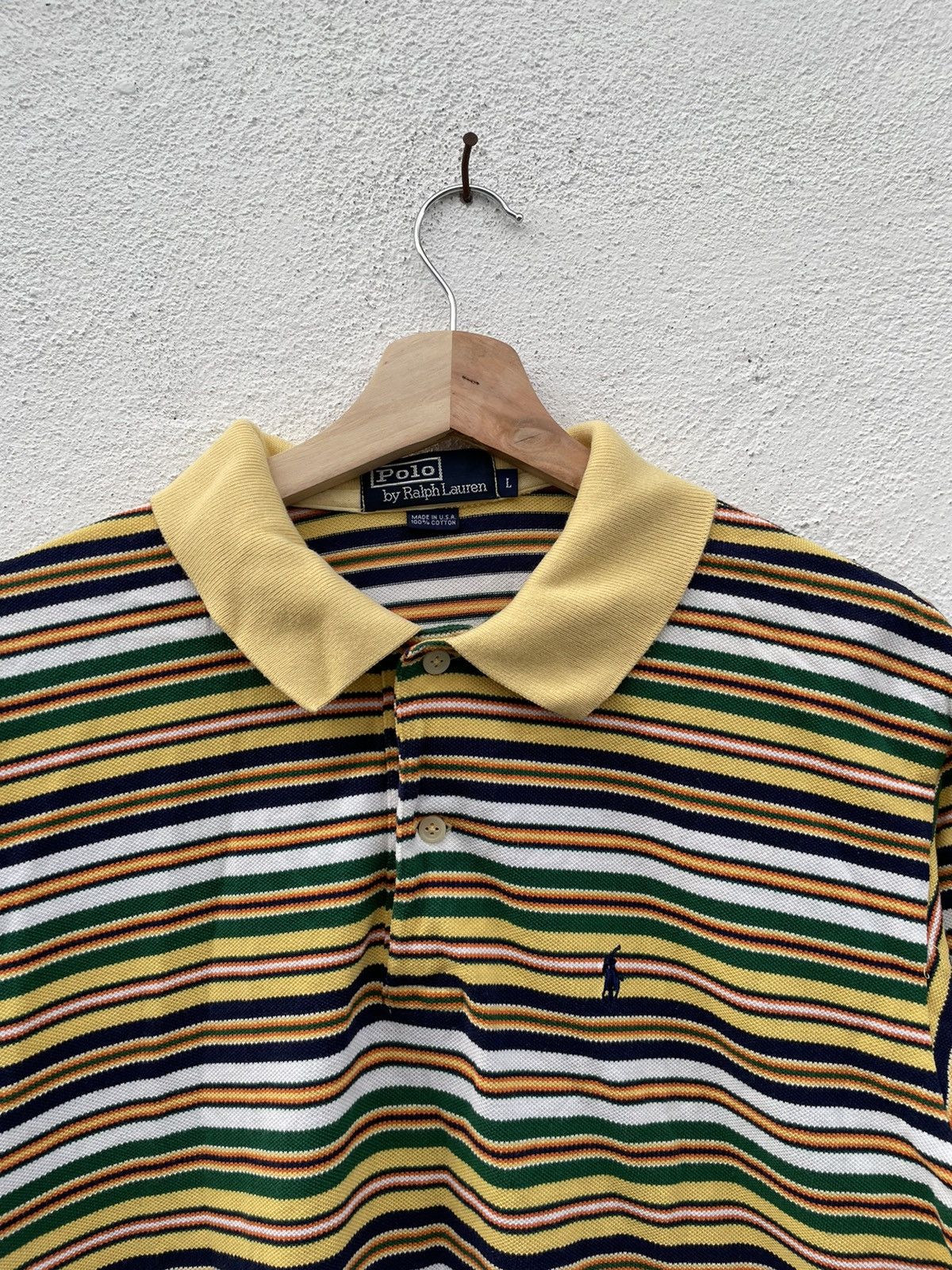 Polo Ralph Lauren Vintage Polo By Ralph Lauren Striped Polos Size US L / EU 52-54 / 3 - 1 Thumbnail