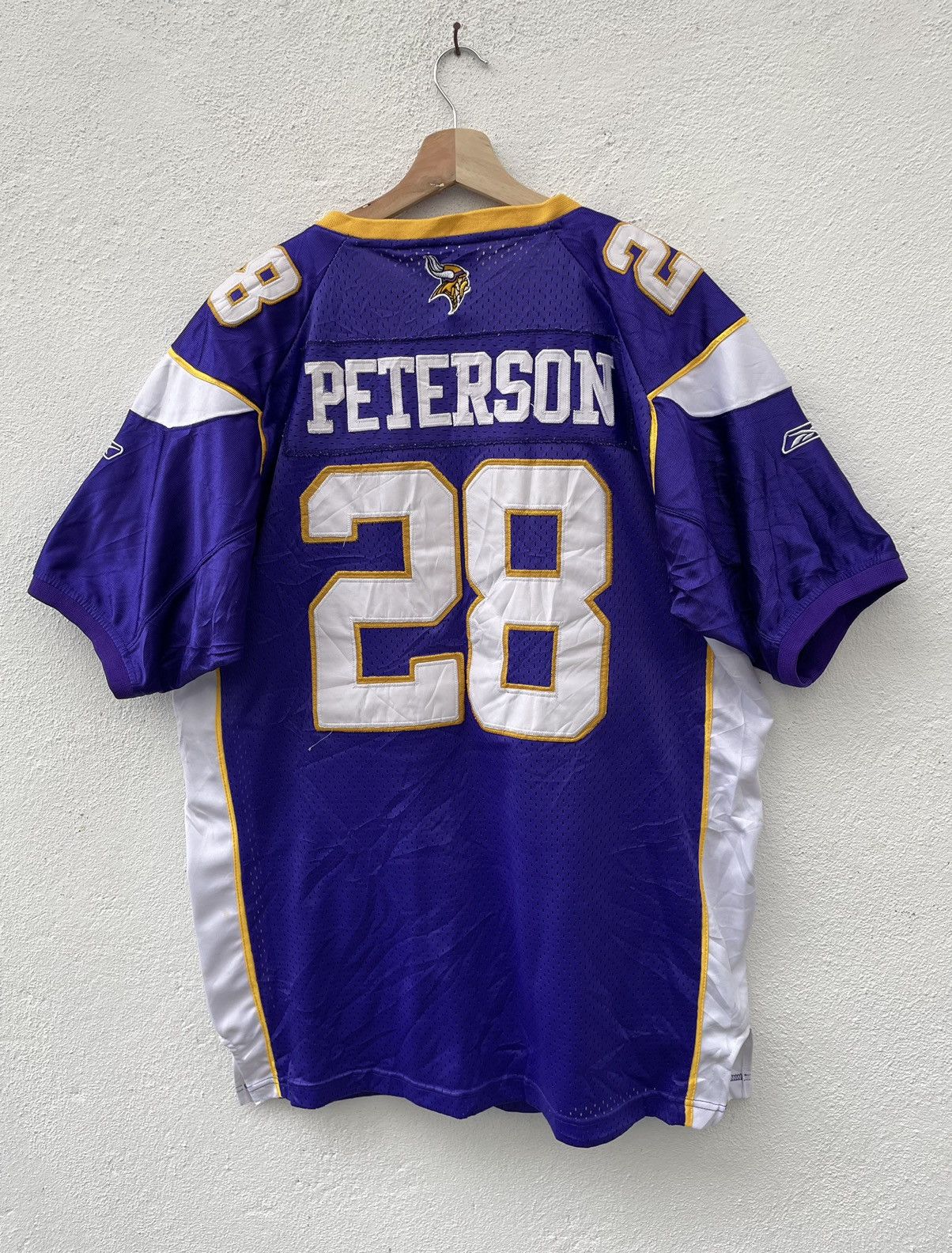 NFL × Reebok × Vintage Vintage Viking NFL # 28 peterson Jersey Size US L / EU 52-54 / 3 - 1 Thumbnail