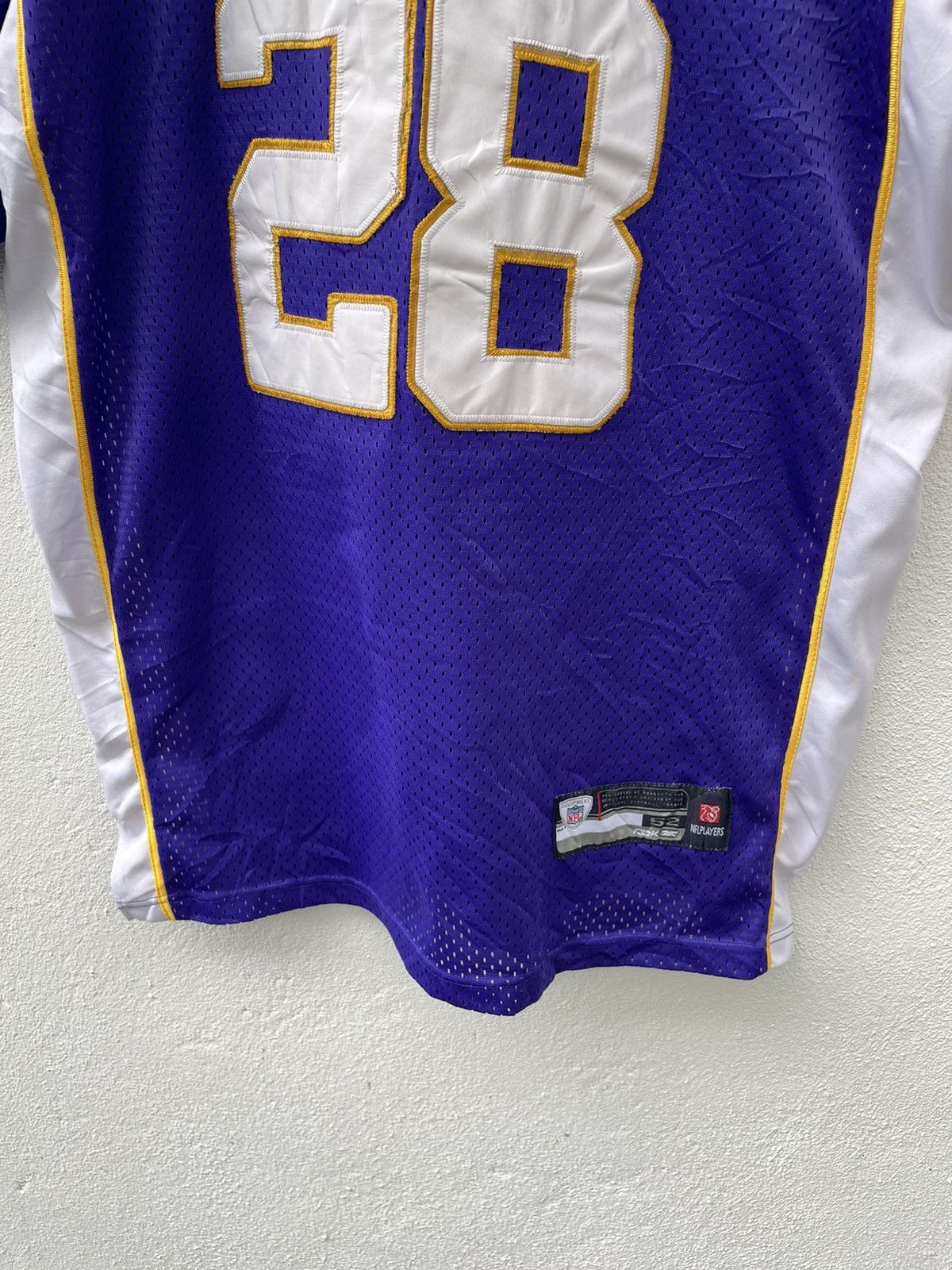 NFL × Reebok × Vintage Vintage Viking NFL # 28 peterson Jersey Size US L / EU 52-54 / 3 - 4 Thumbnail