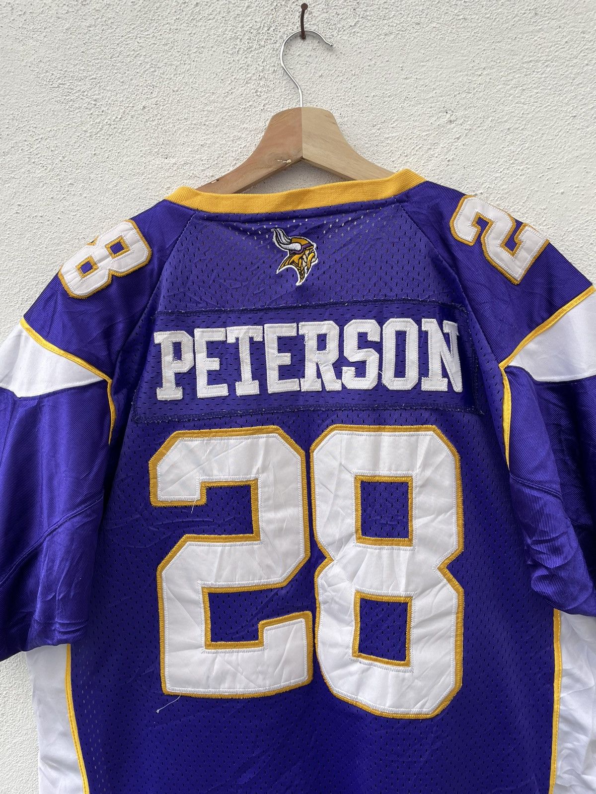 NFL × Reebok × Vintage Vintage Viking NFL # 28 peterson Jersey Size US L / EU 52-54 / 3 - 7 Thumbnail