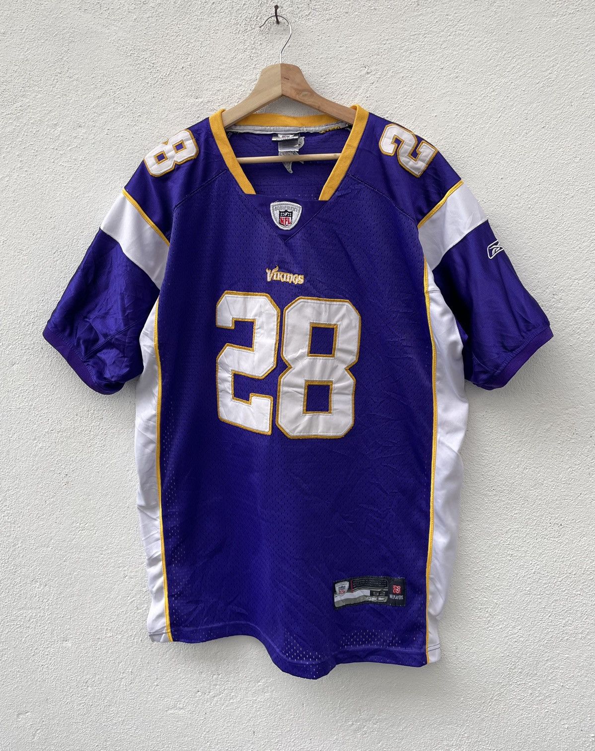 NFL × Reebok × Vintage Vintage Viking NFL # 28 peterson Jersey Size US L / EU 52-54 / 3 - 2 Thumbnail