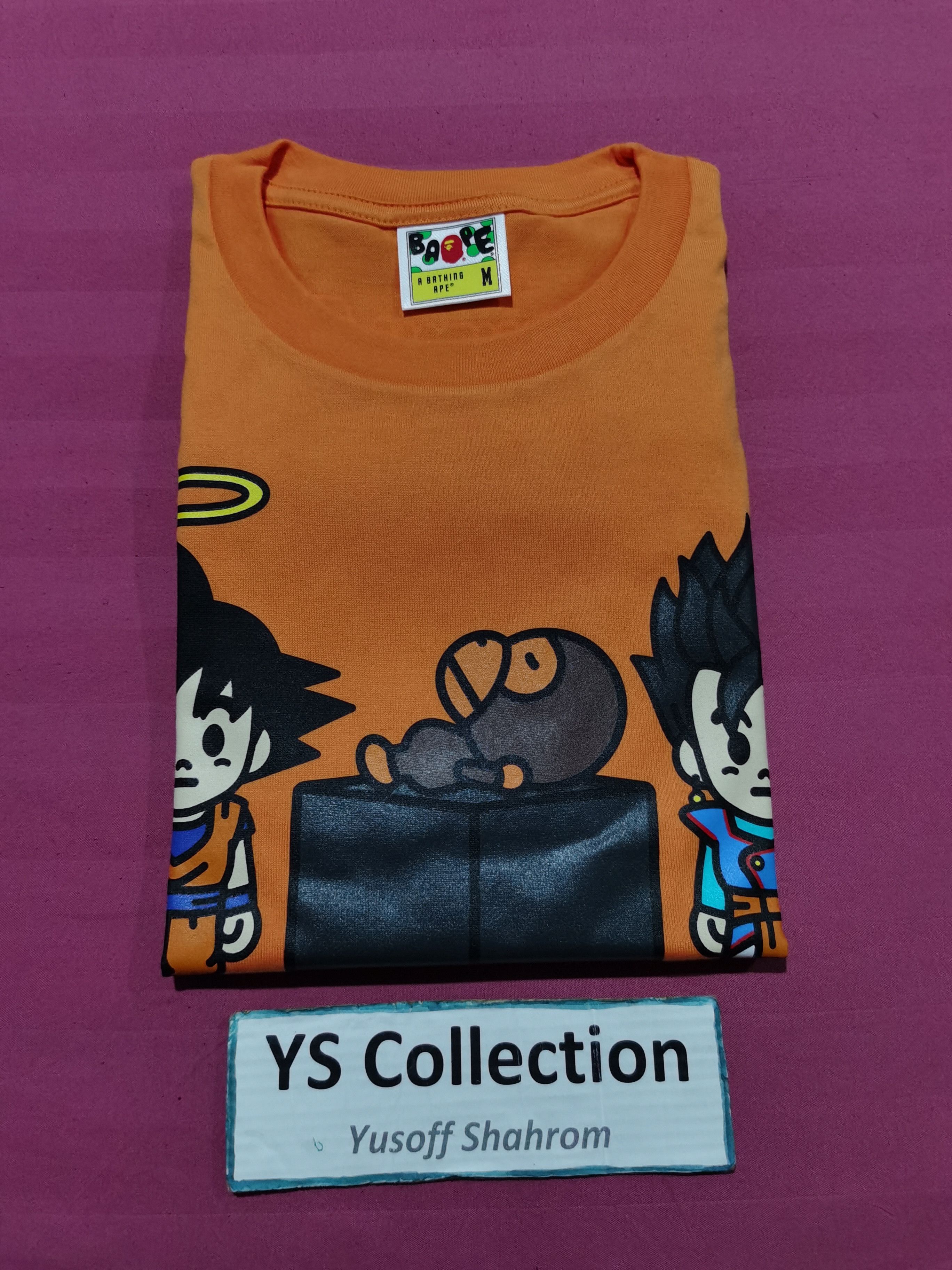 BAPE x Dragon Ball Z Son Goku amp; Son Gohan Baby Milo Tee White