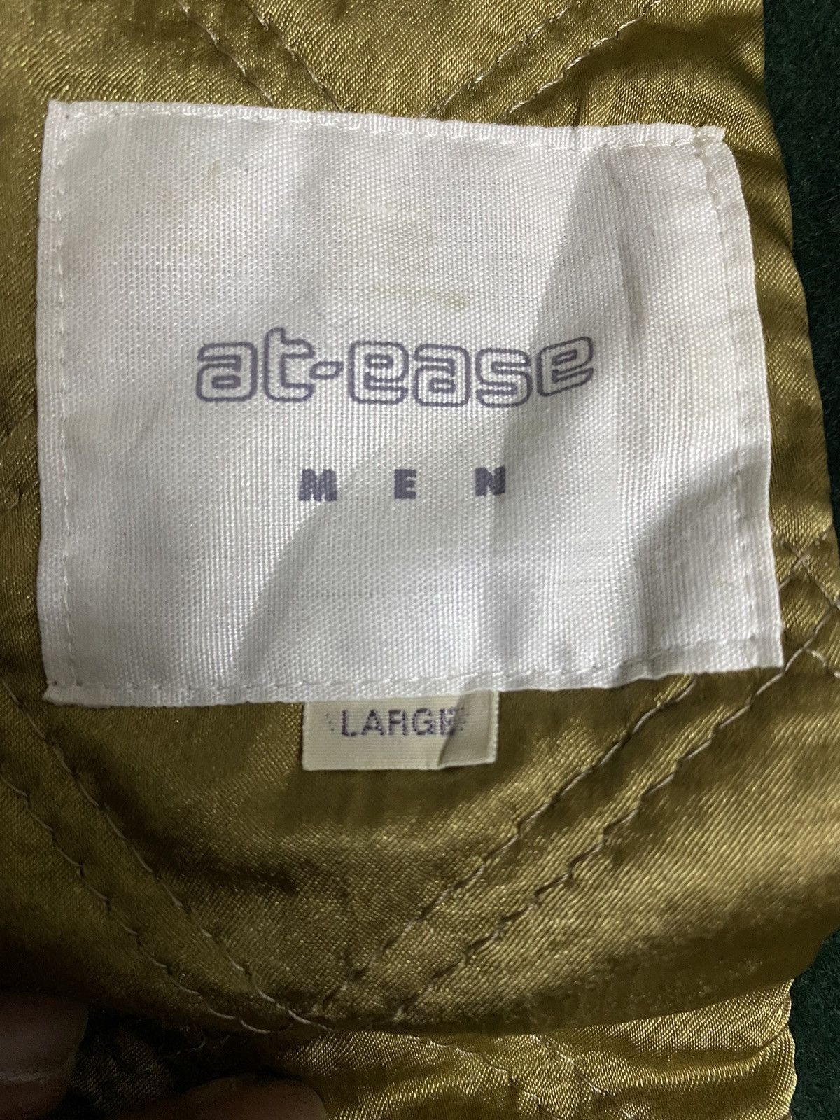 Leather Japanese Brand At-Ease Varsity Bomber Letterman’s jackets Size US L / EU 52-54 / 3 - 7 Thumbnail