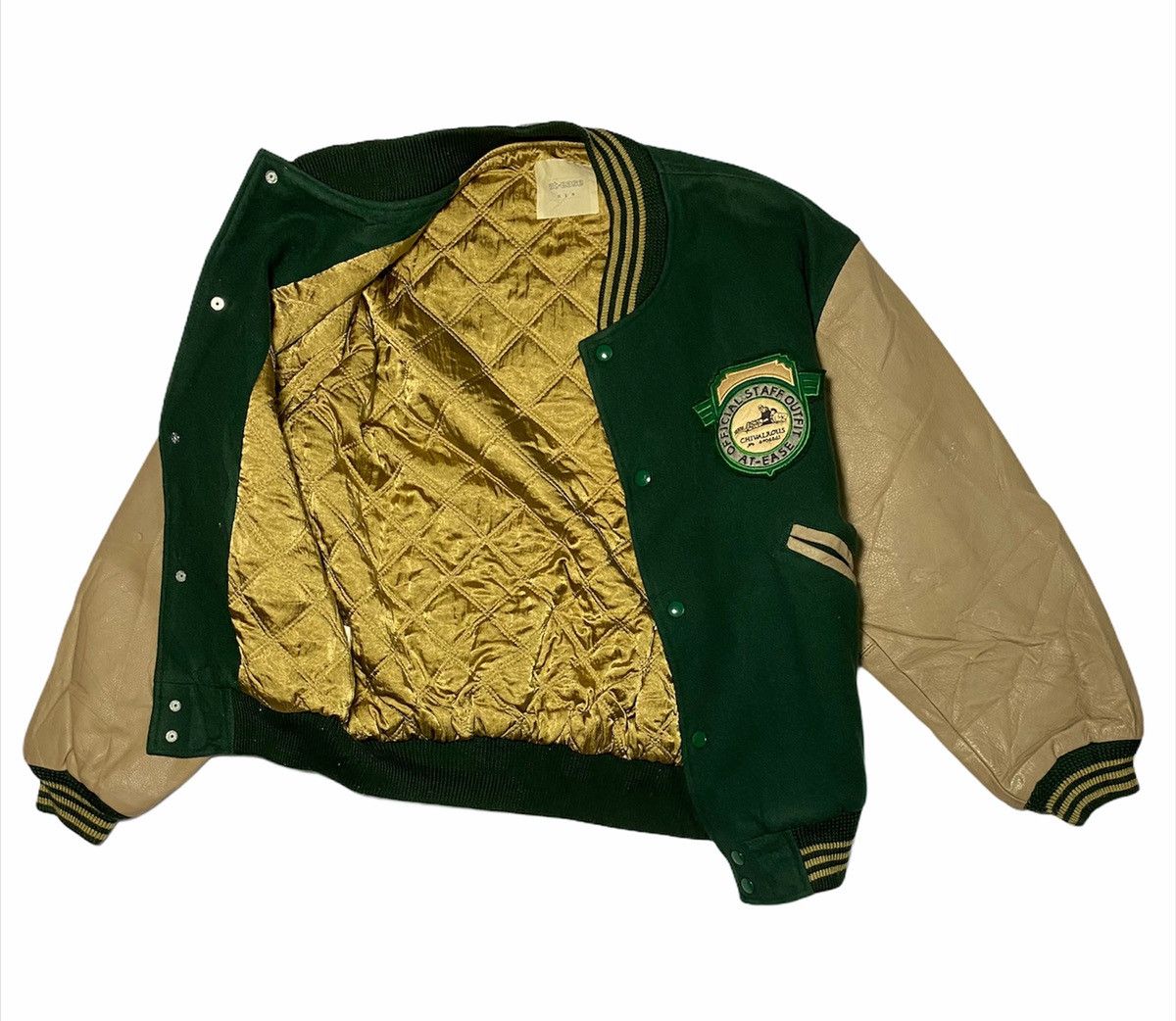 Leather Japanese Brand At-Ease Varsity Bomber Letterman’s jackets Size US L / EU 52-54 / 3 - 5 Thumbnail