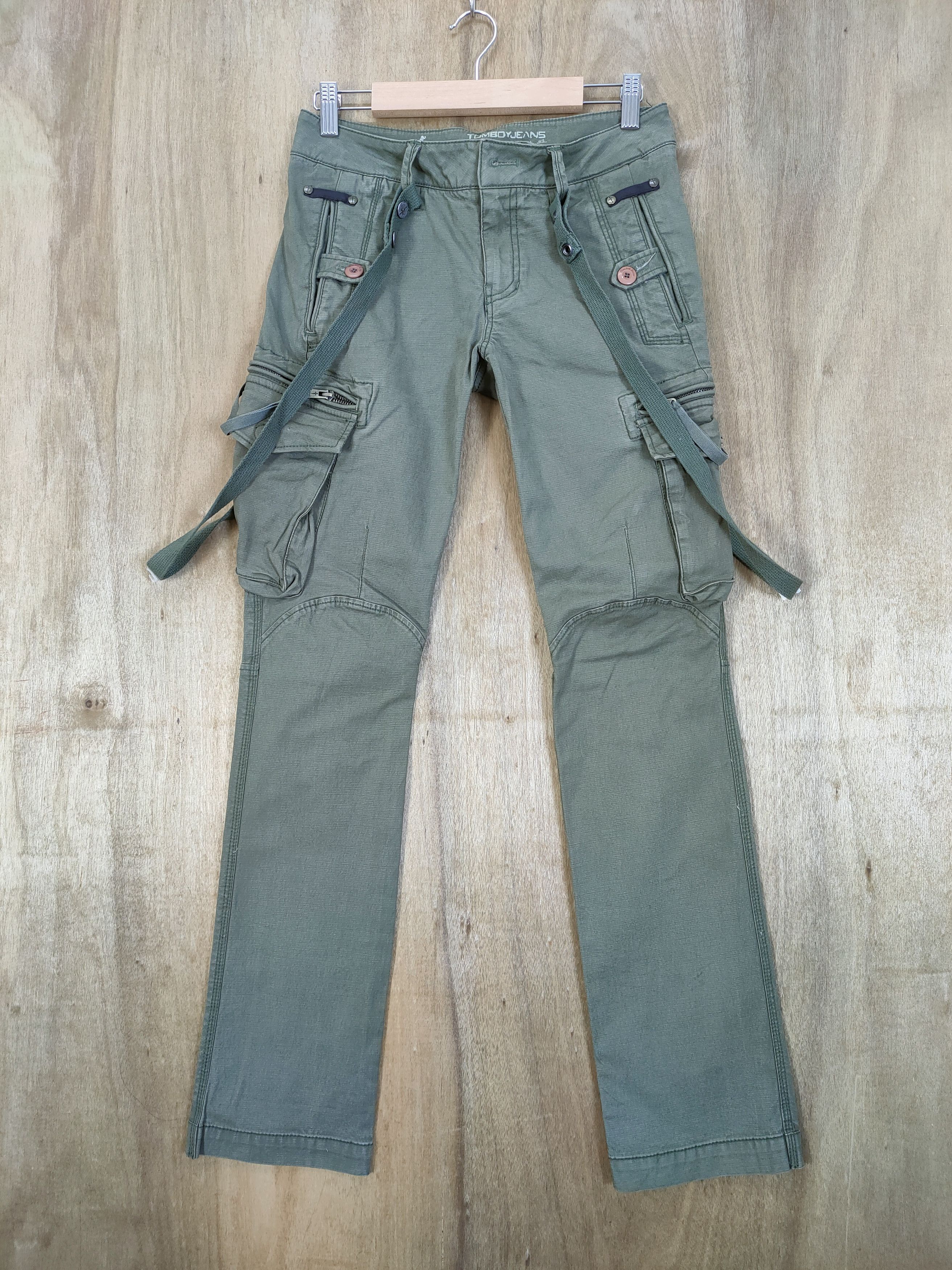 Japanese Brand JAPANESE BRAND SUSPENDER CARGO PANTS Size US 26 / EU 42 - 1 Thumbnail
