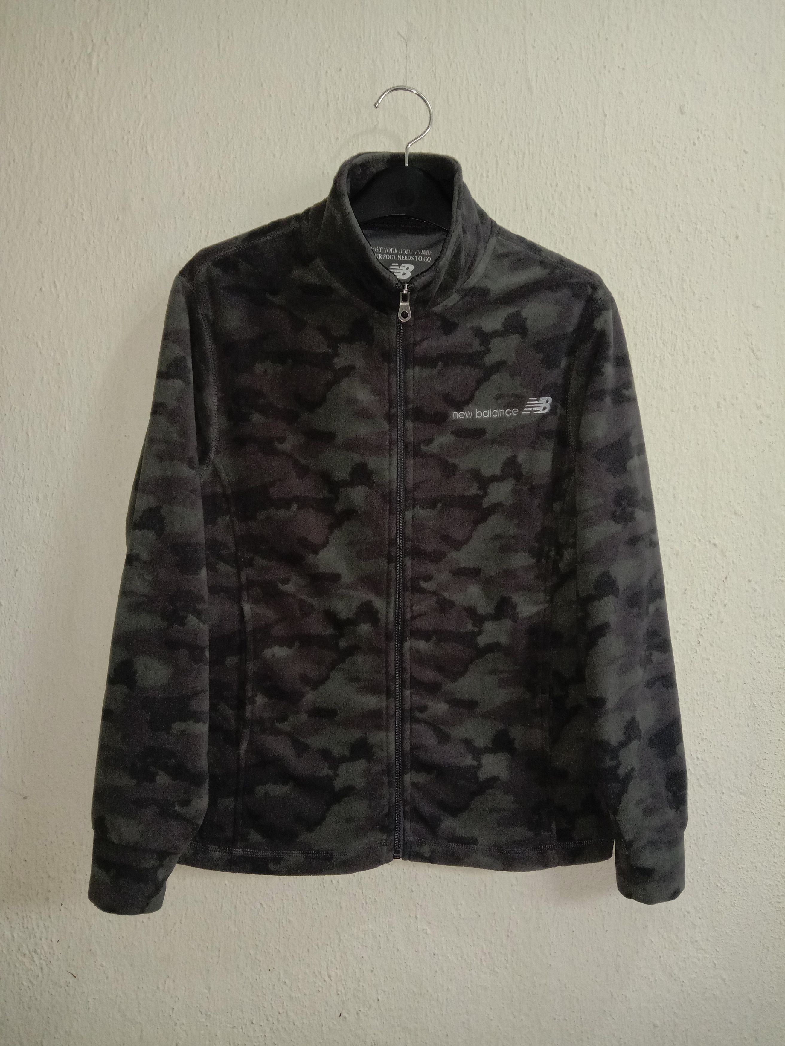 New Balance Fleece Jacket Camo Design | Grailed