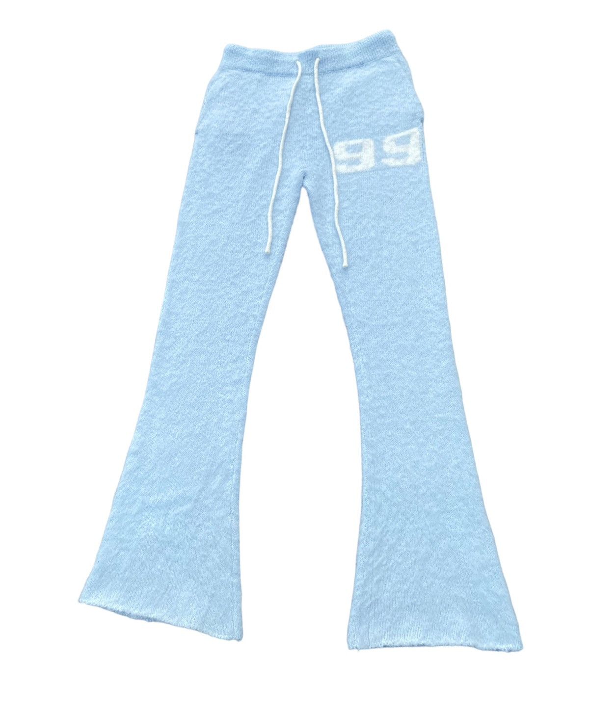 image of Mohair Flare Pants Brainwashed in Baby Blue, Men's (Size 36)