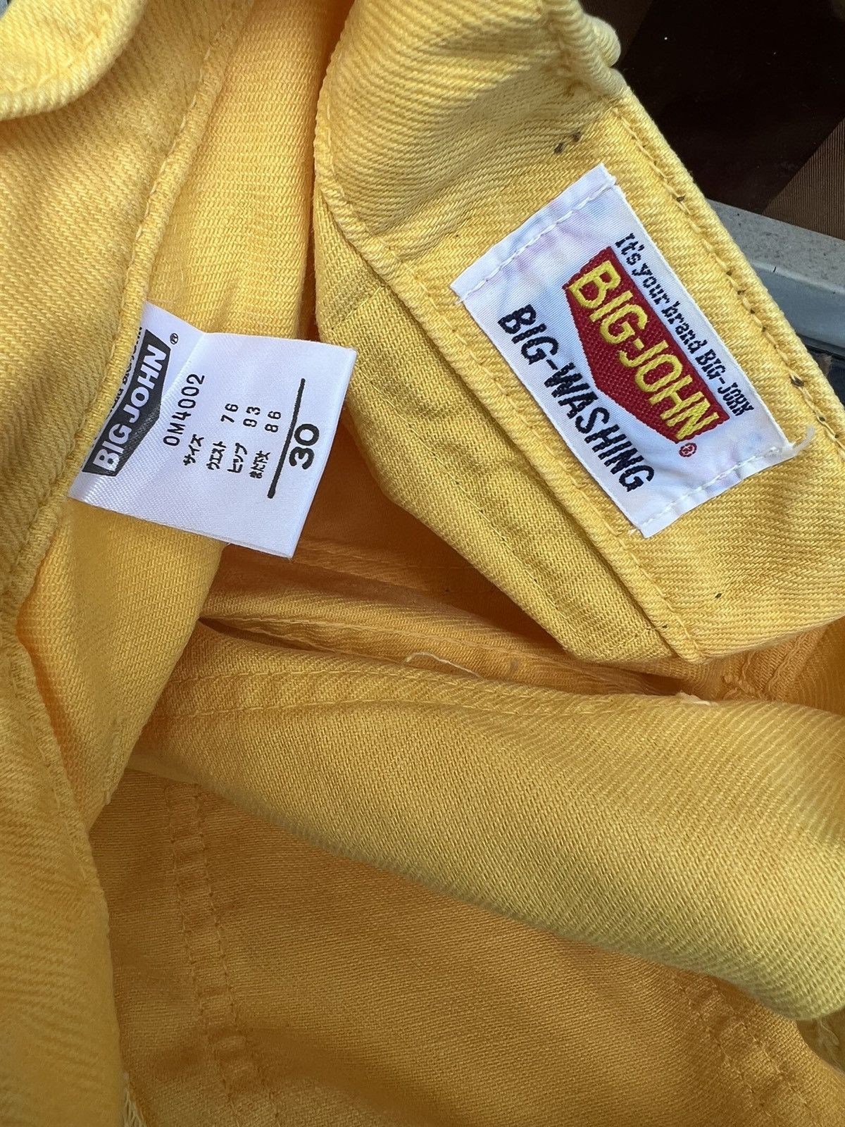 Big John Vintage 90s Big John Japan Yellow Denim Super Flare Jeans Size US 30 / EU 46 - 23 Thumbnail