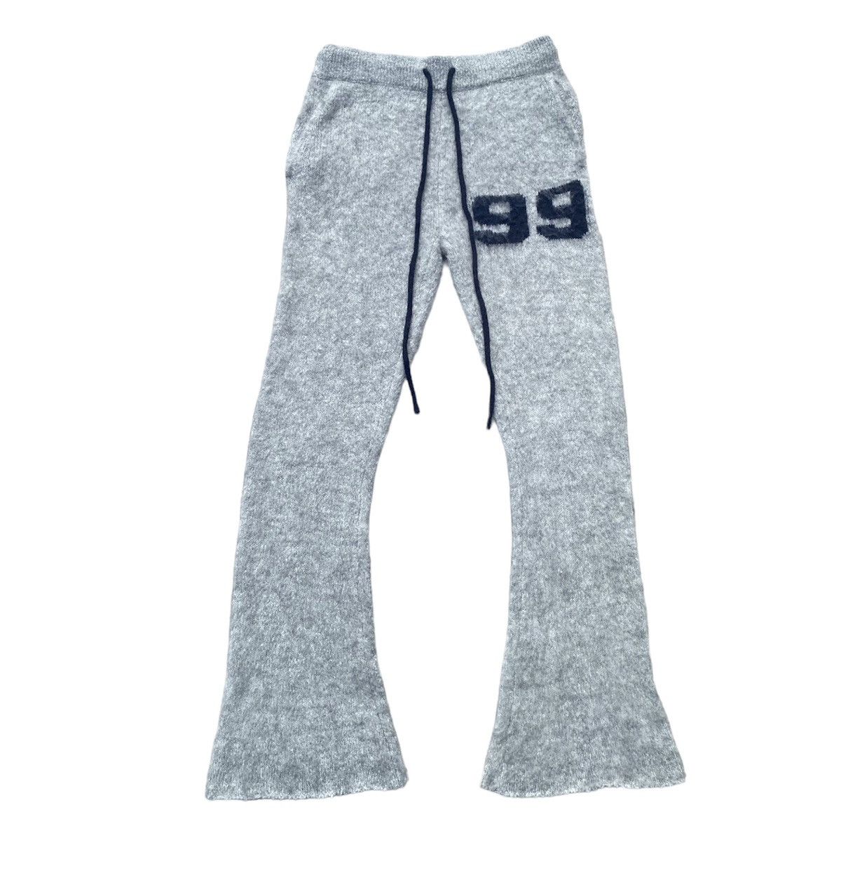 image of Mohair Flare Pants Brainwashed in Grey, Men's (Size 28)