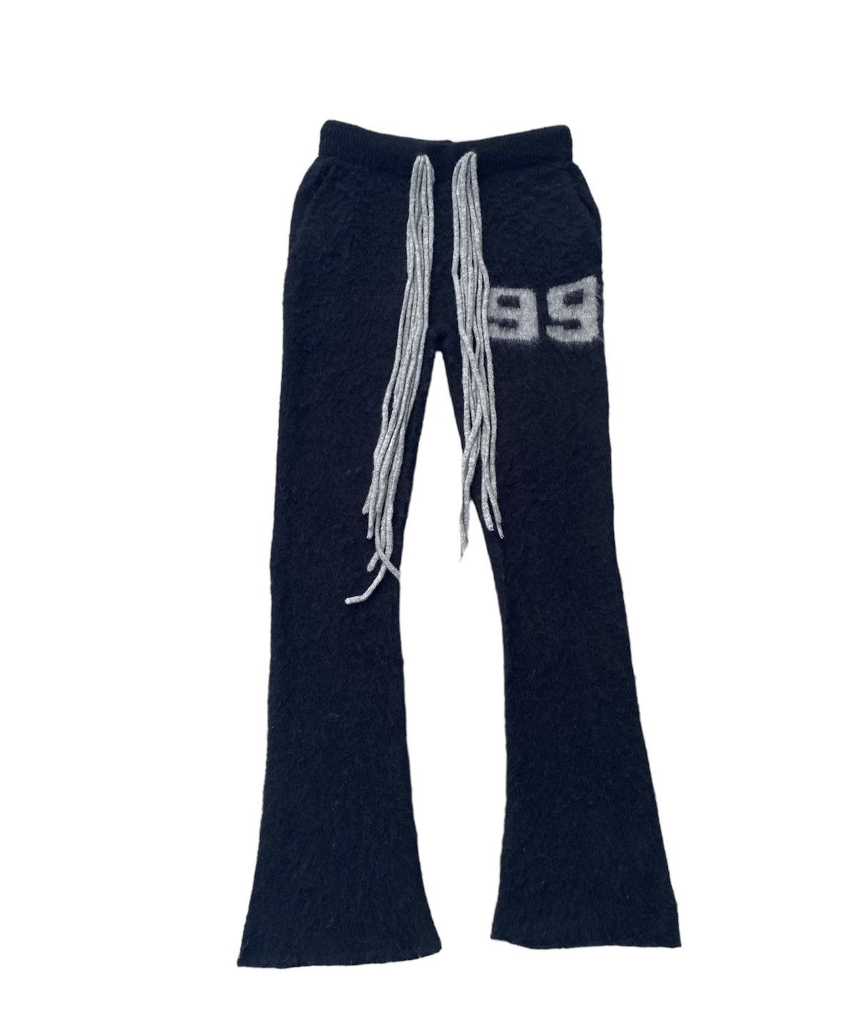 image of Mohair Flare Pants Brainwashed in Black, Men's (Size 36)